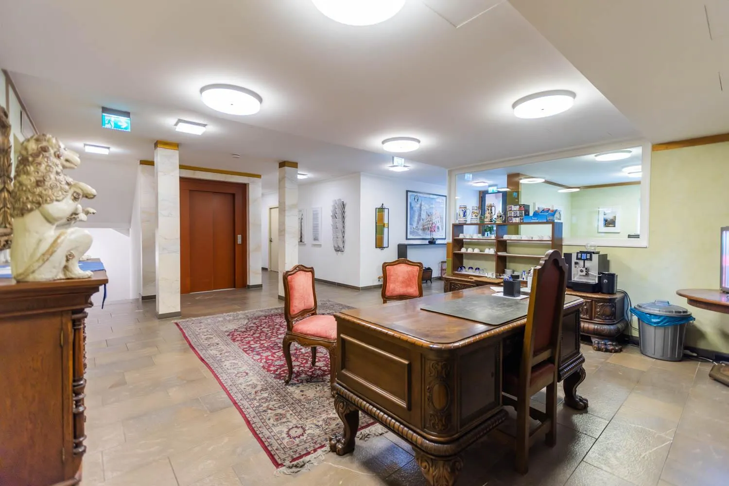 Lobby or reception in Hotel Freischütz