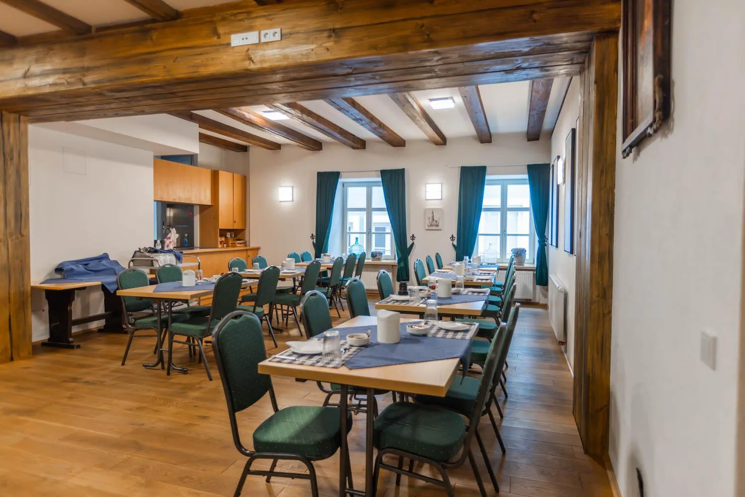 Seating area in Hotel Freischütz