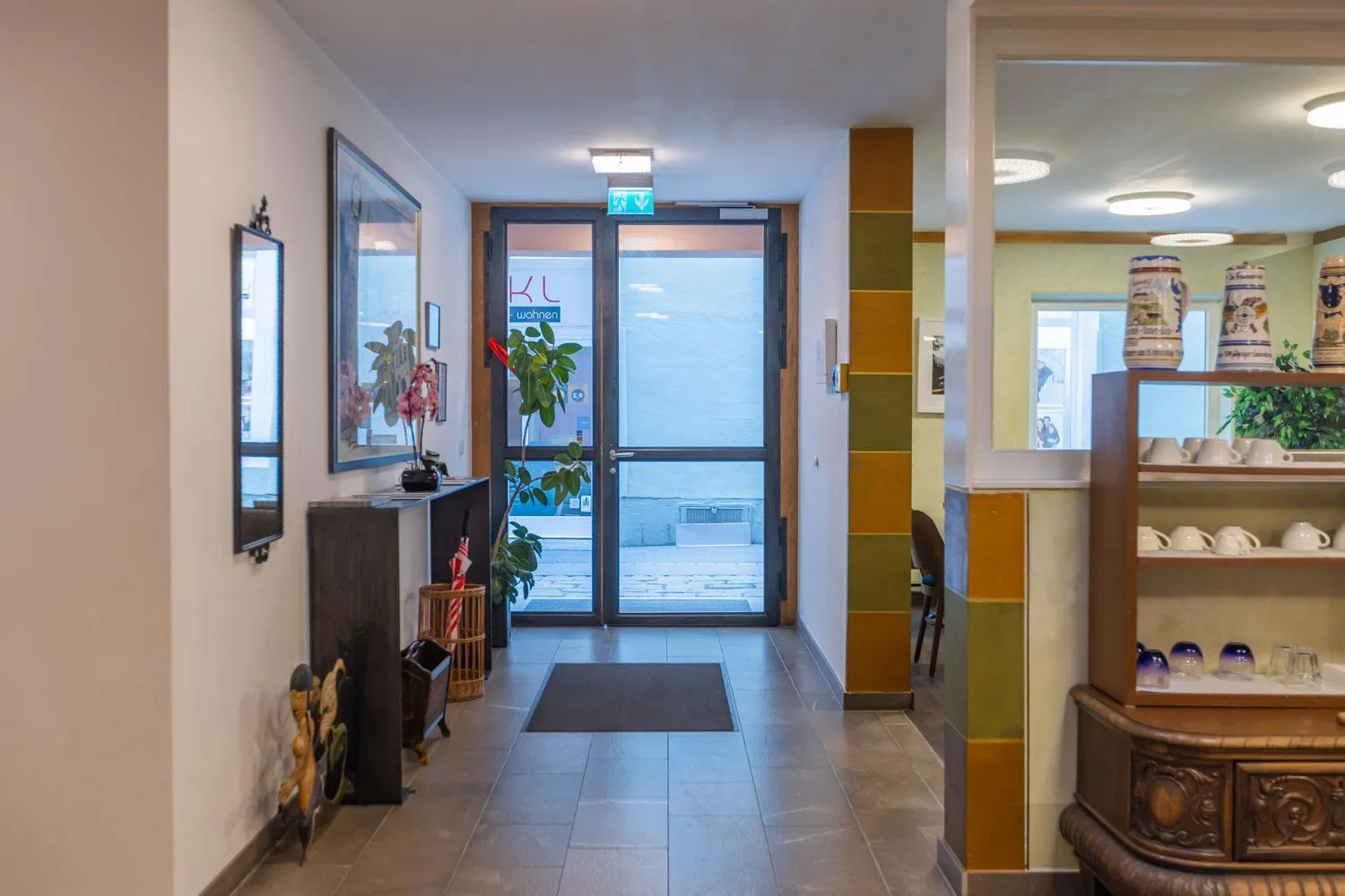 Lobby or reception in Hotel Freischütz