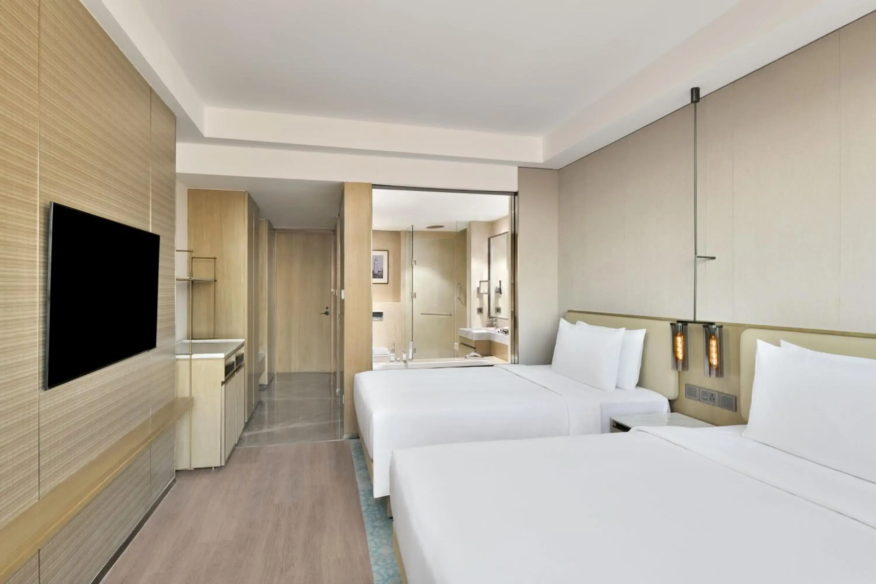 Twin Room with City View - 10% discount on Food and Soft Beverage, Spa and Airport Transfers in Navi Mumbai Marriott Twin Room with City View - 10% discount on Food and Soft Beverage, Spa and Airport Transfers in Navi Mumbai Marriott
