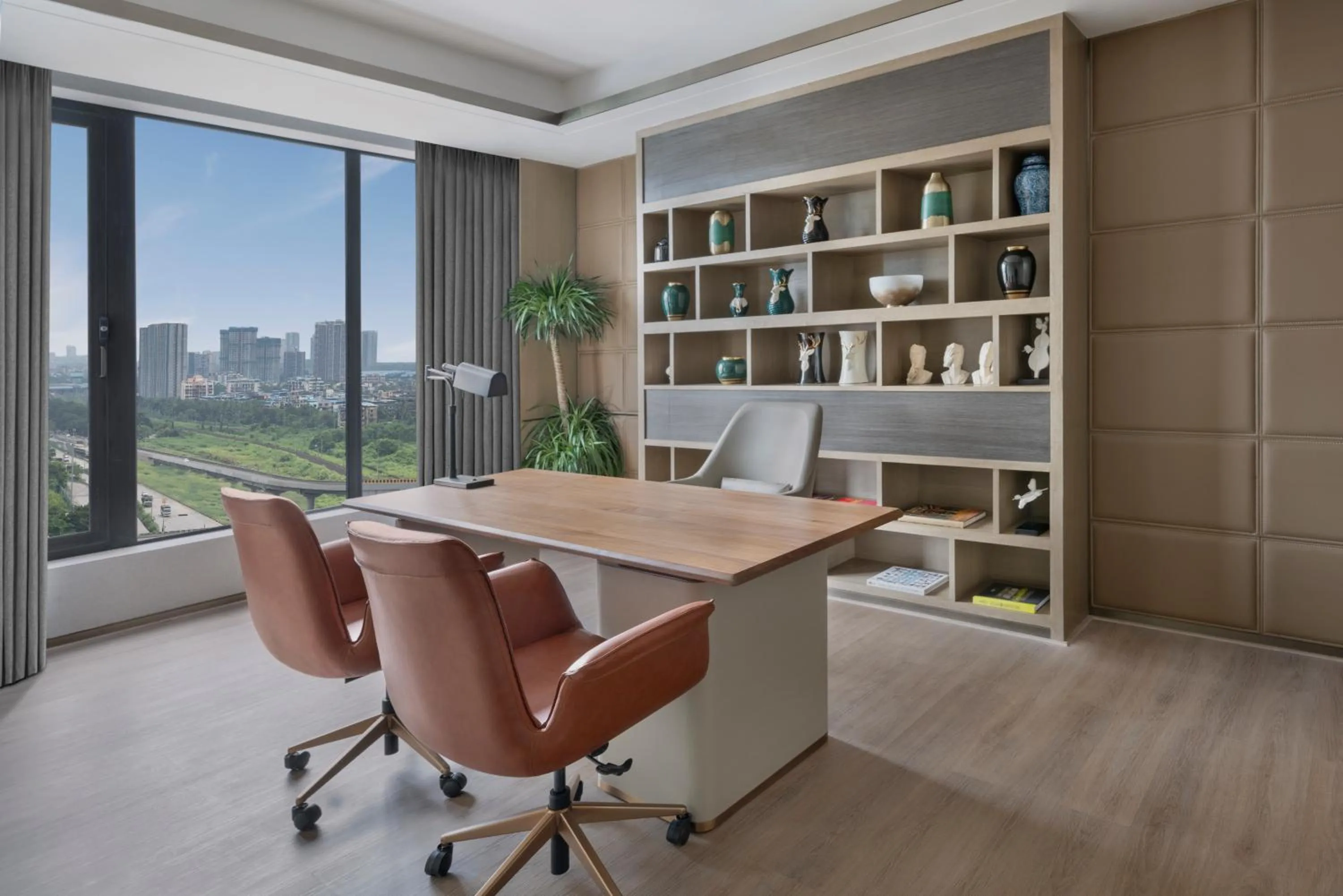 Seating area in Navi Mumbai Marriott