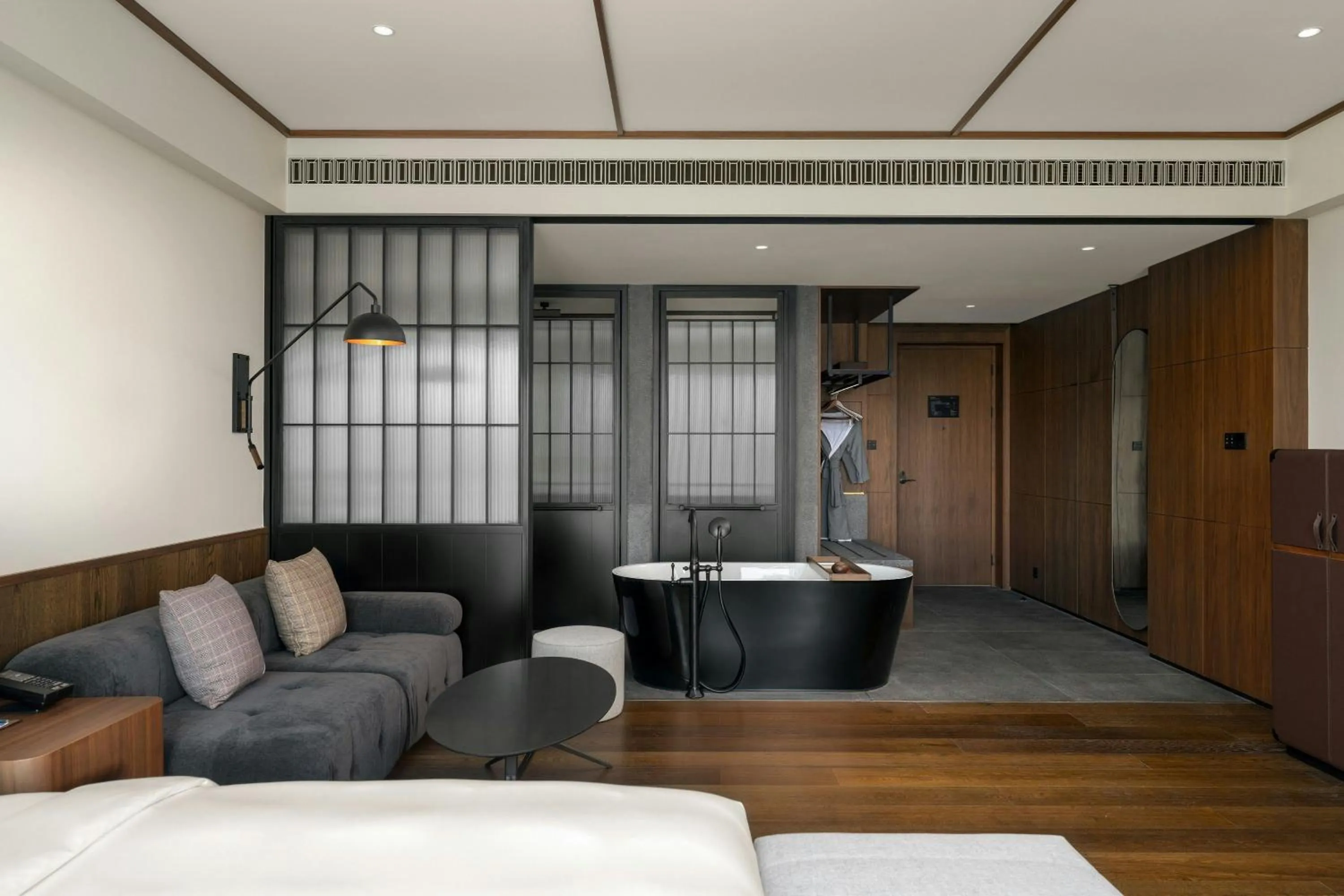 Living room in Flow and Co. Qingdao, Autograph Collection