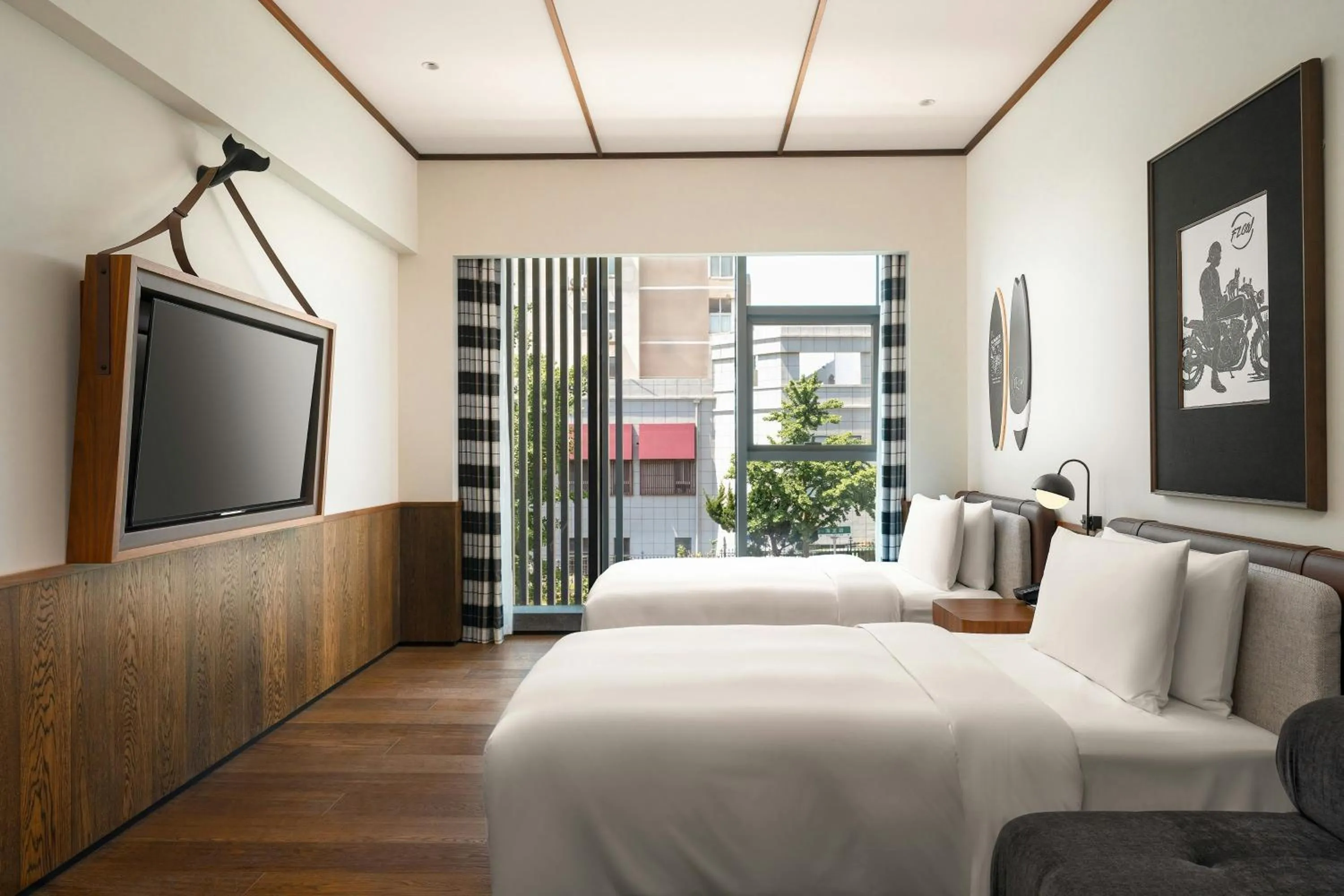 Photo of the whole room, Bed in Flow and Co. Qingdao, Autograph Collection