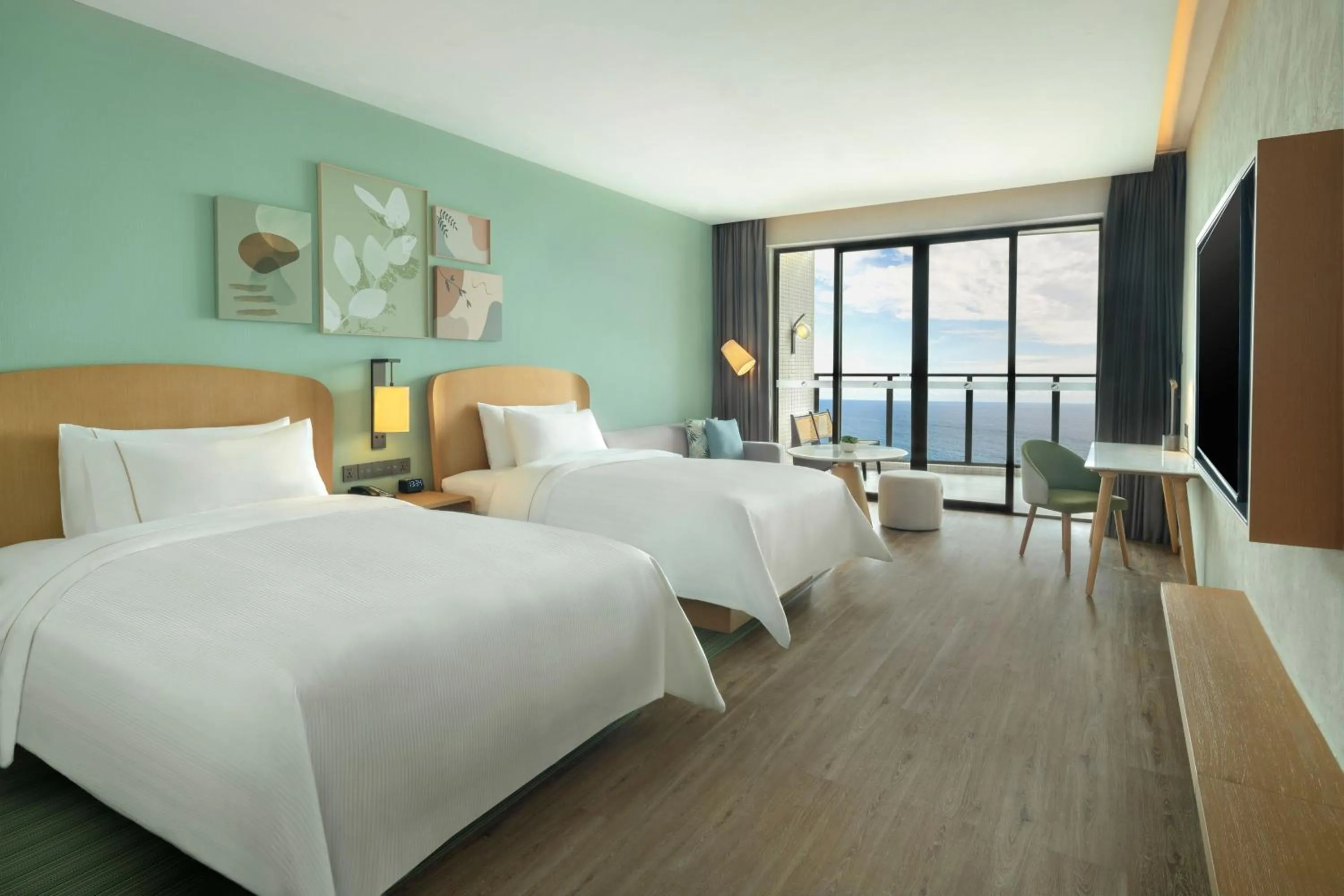 Photo of the whole room, Bed in Element Yangjiang Hailing Island