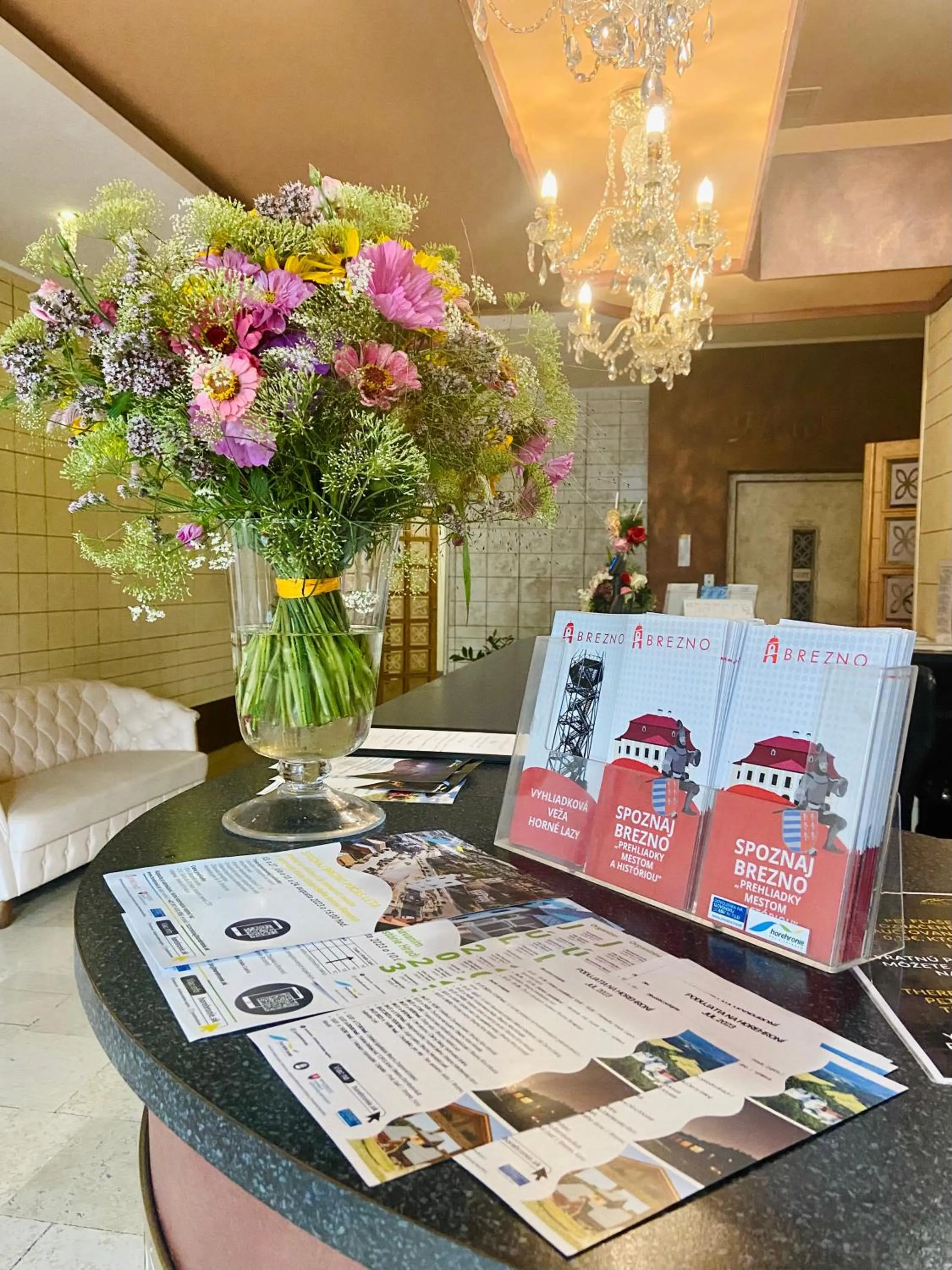 Lobby or reception in Hotel Ďumbier