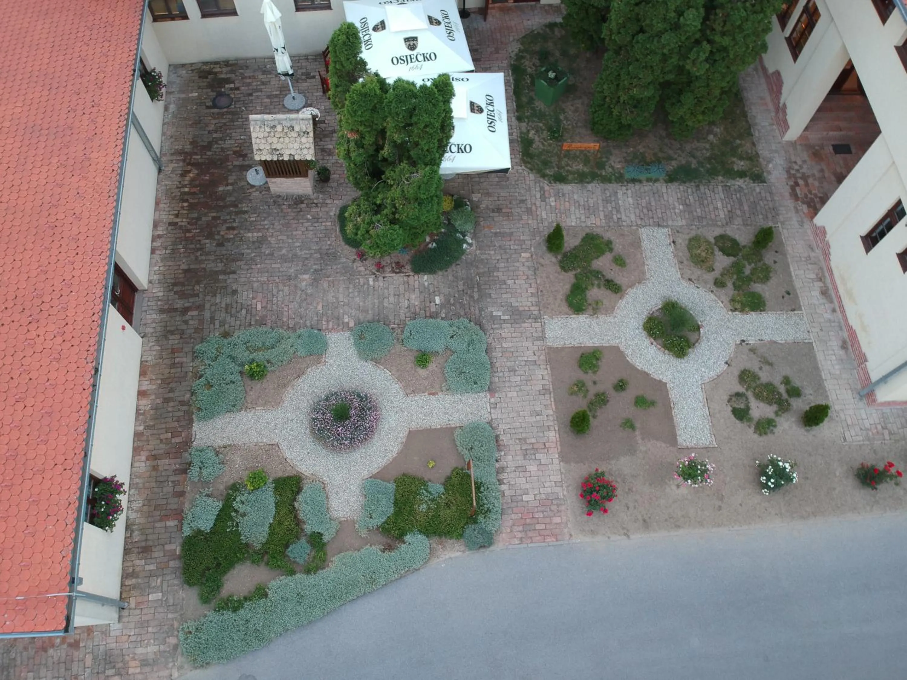 Bird's eye view in Hotel Lug