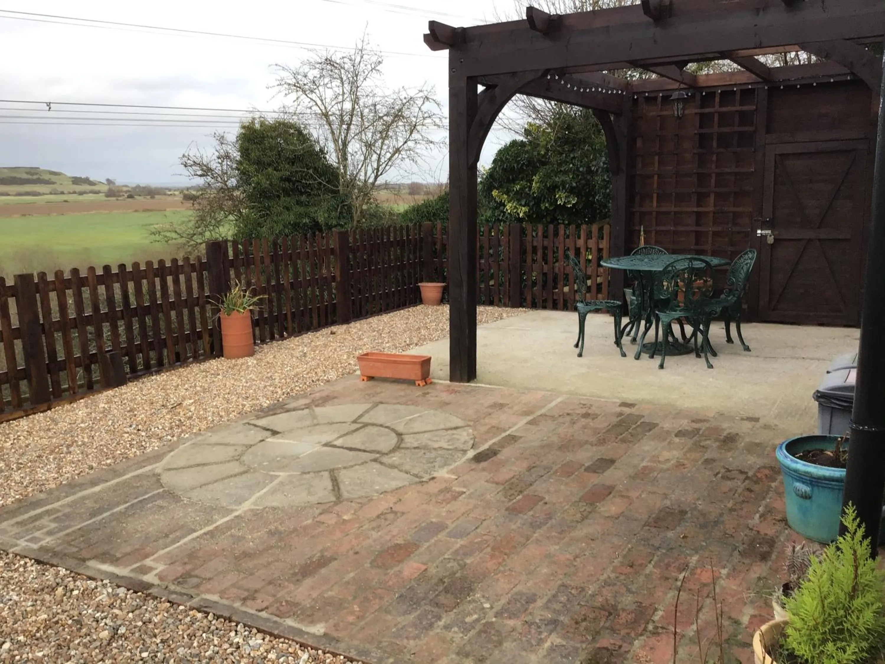 Patio in Rose Cottage