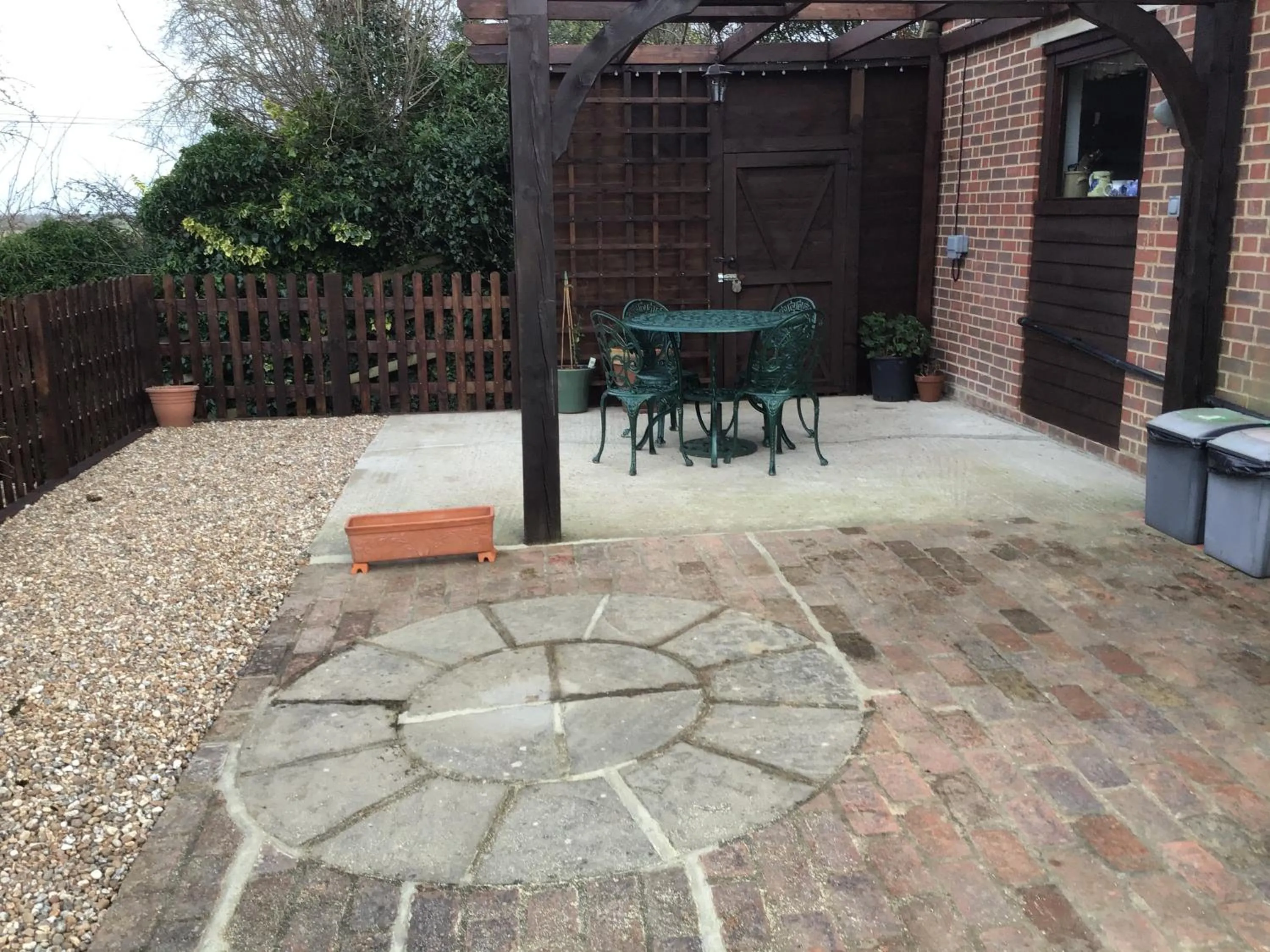 Patio in Rose Cottage