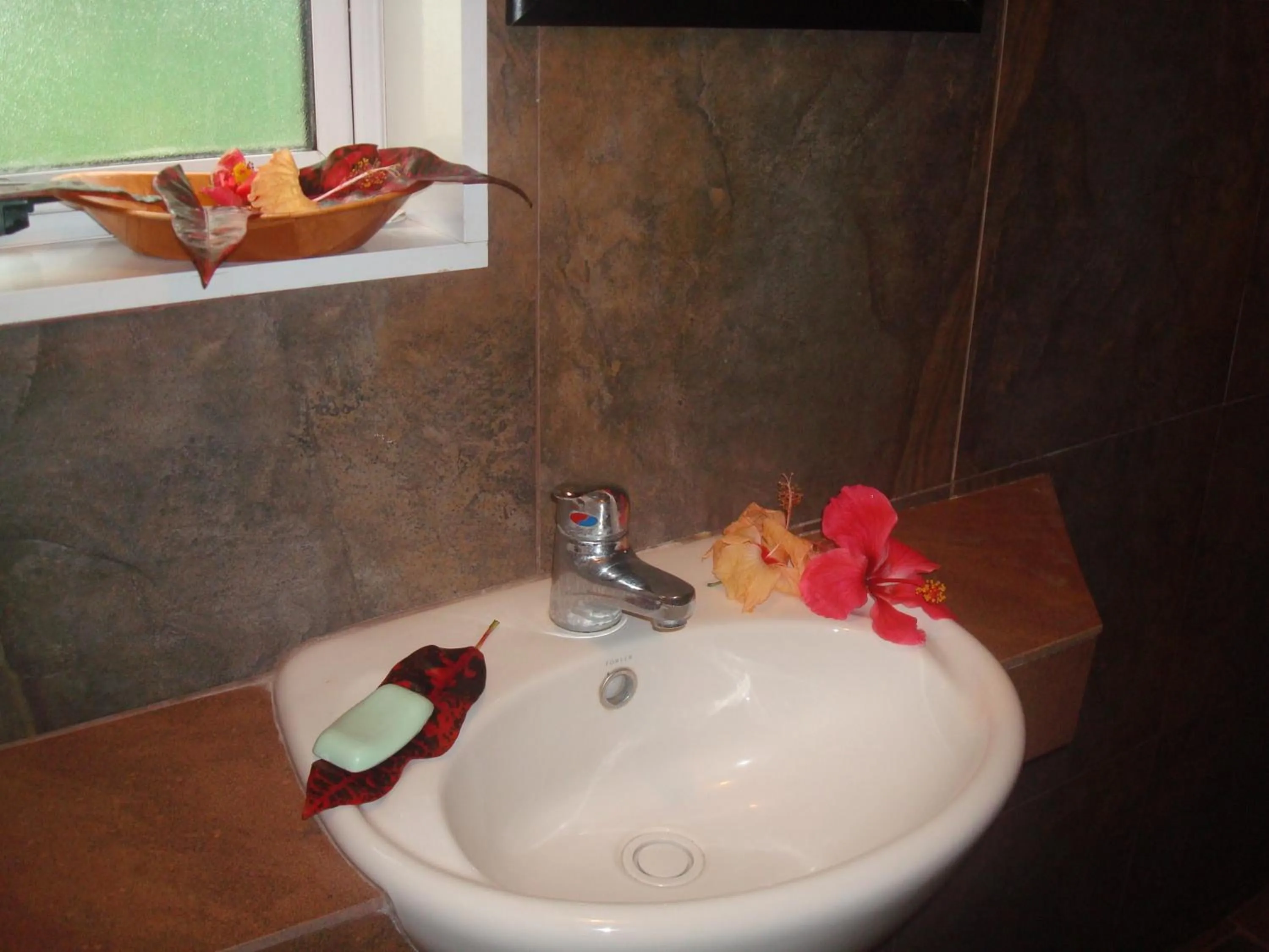Bathroom in Gecko Lodge Fiji
