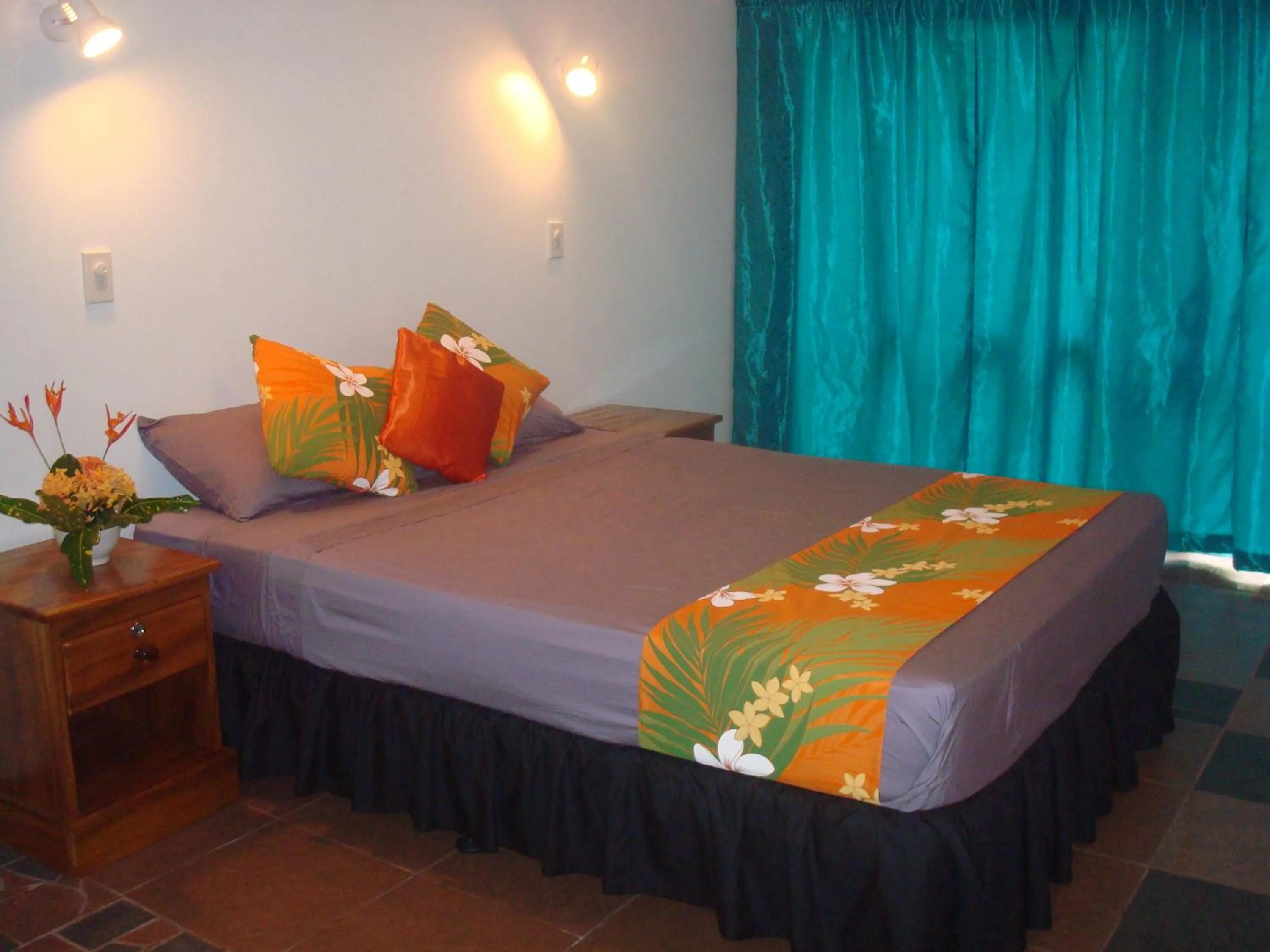 Bed in Gecko Lodge Fiji