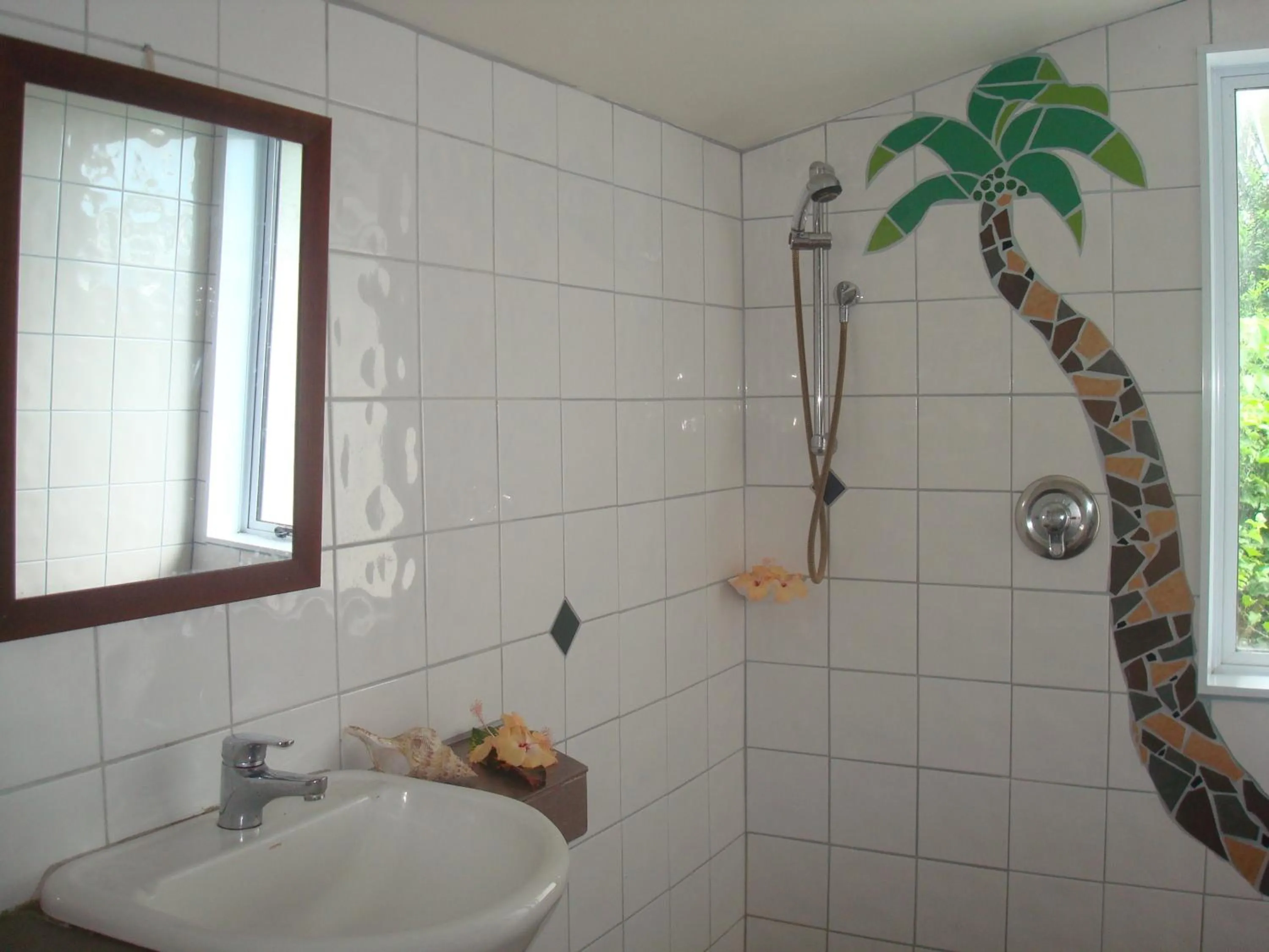 Bathroom in Gecko Lodge Fiji