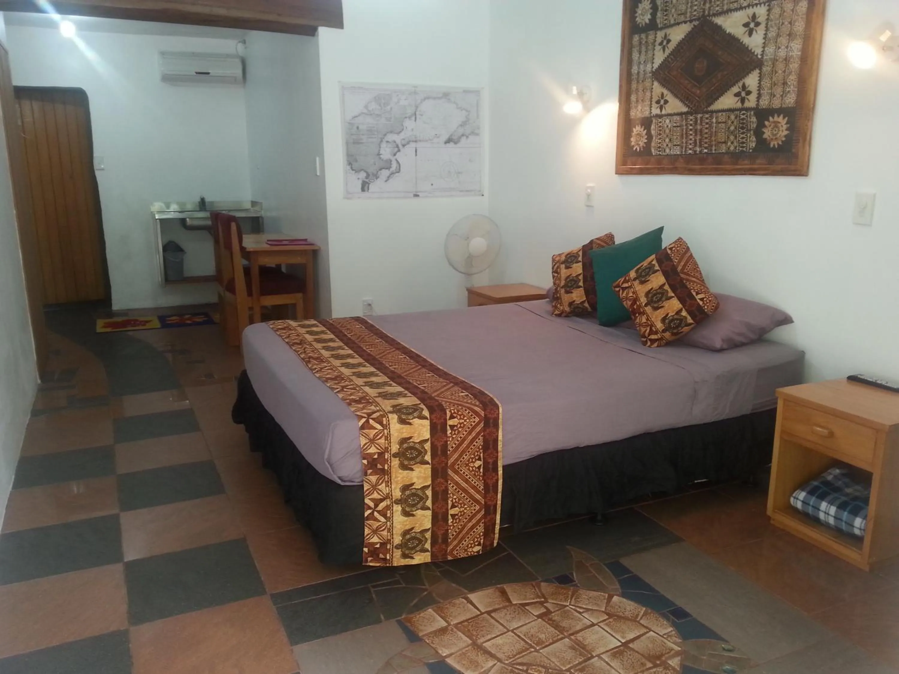 Bed in Gecko Lodge Fiji