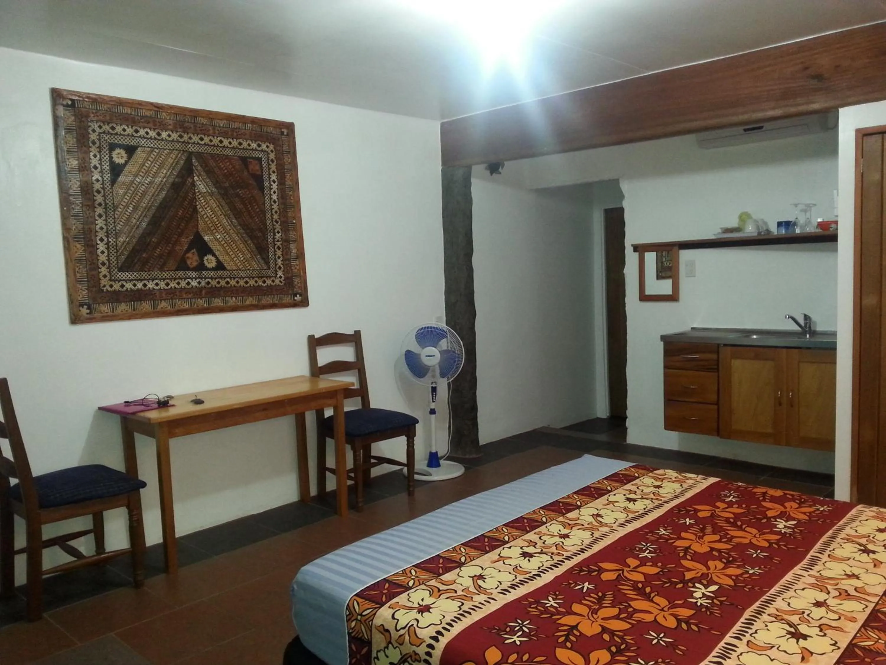 Bedroom, Bed in Gecko Lodge Fiji