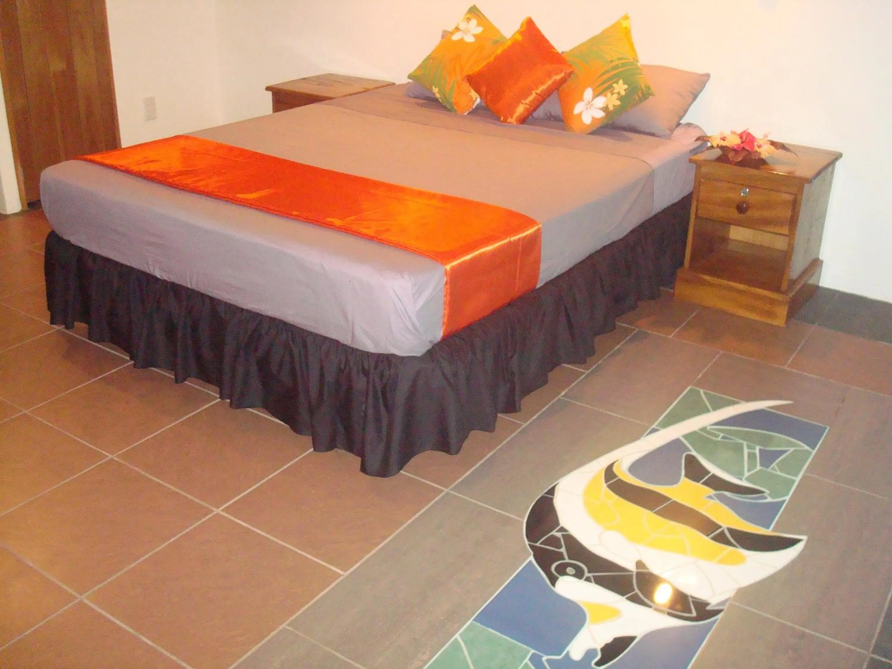 Bedroom, Bed in Gecko Lodge Fiji