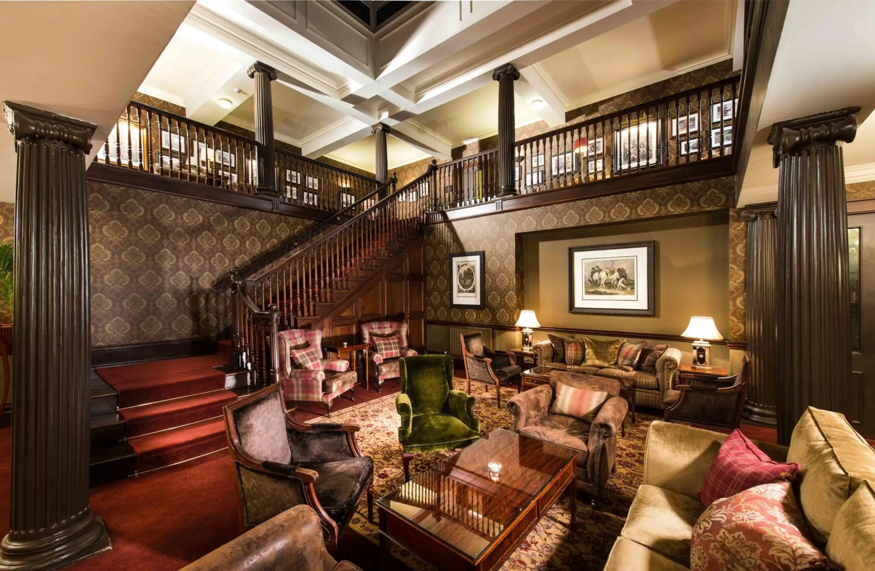 Lobby or reception in Thainstone House Lobby or reception in Thainstone House