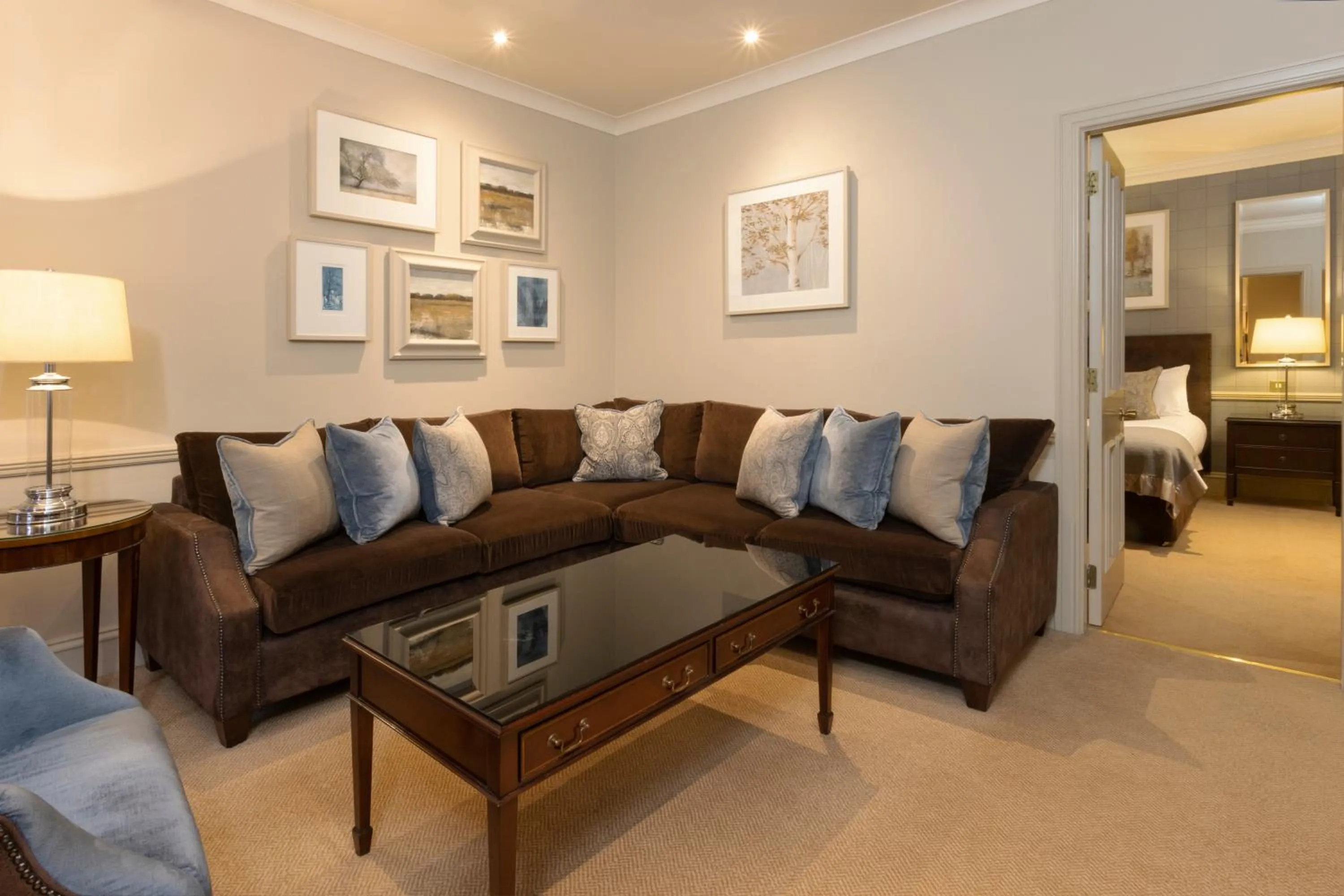 Seating area in Thainstone House