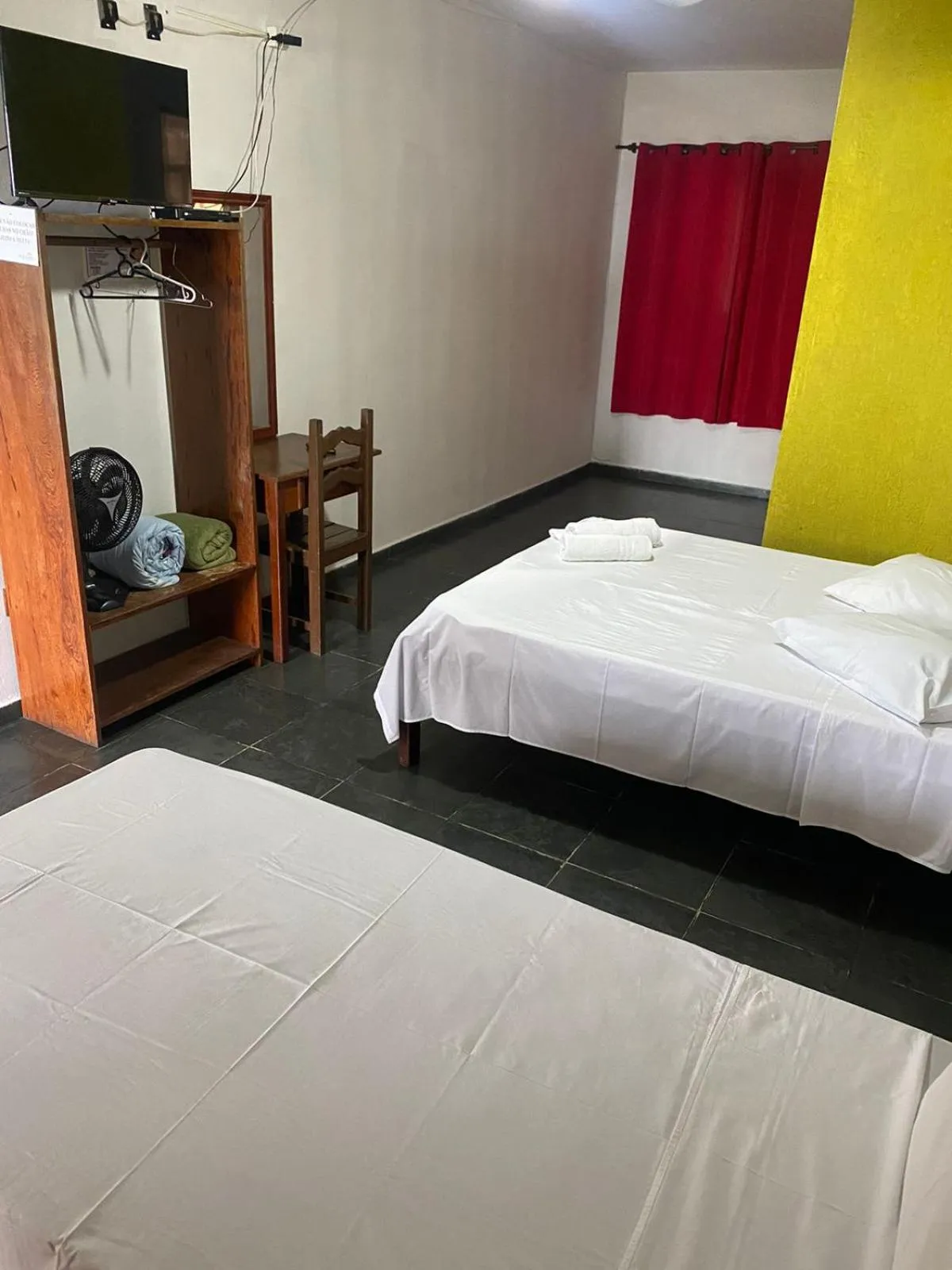 Bedroom in Pousada e Restaurante Frente Mar H Guarujá