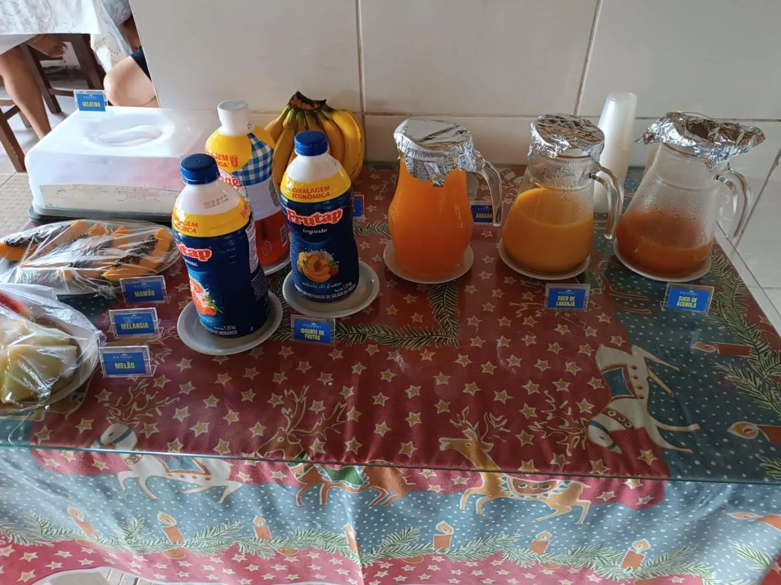 Breakfast in Pousada e Restaurante Frente Mar H Guarujá