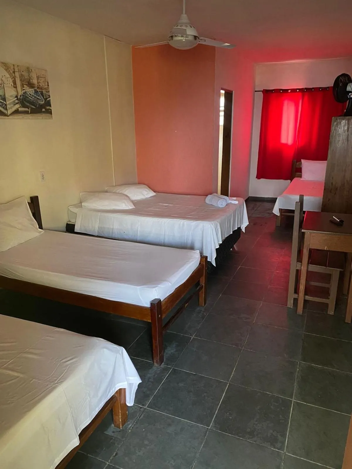 Bedroom in Pousada e Restaurante Frente Mar H Guarujá