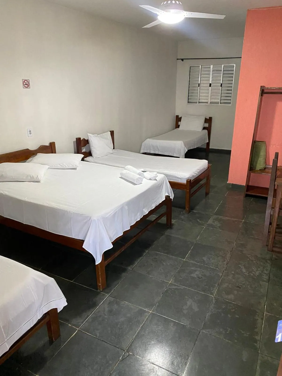 Bedroom in Pousada e Restaurante Frente Mar H Guarujá