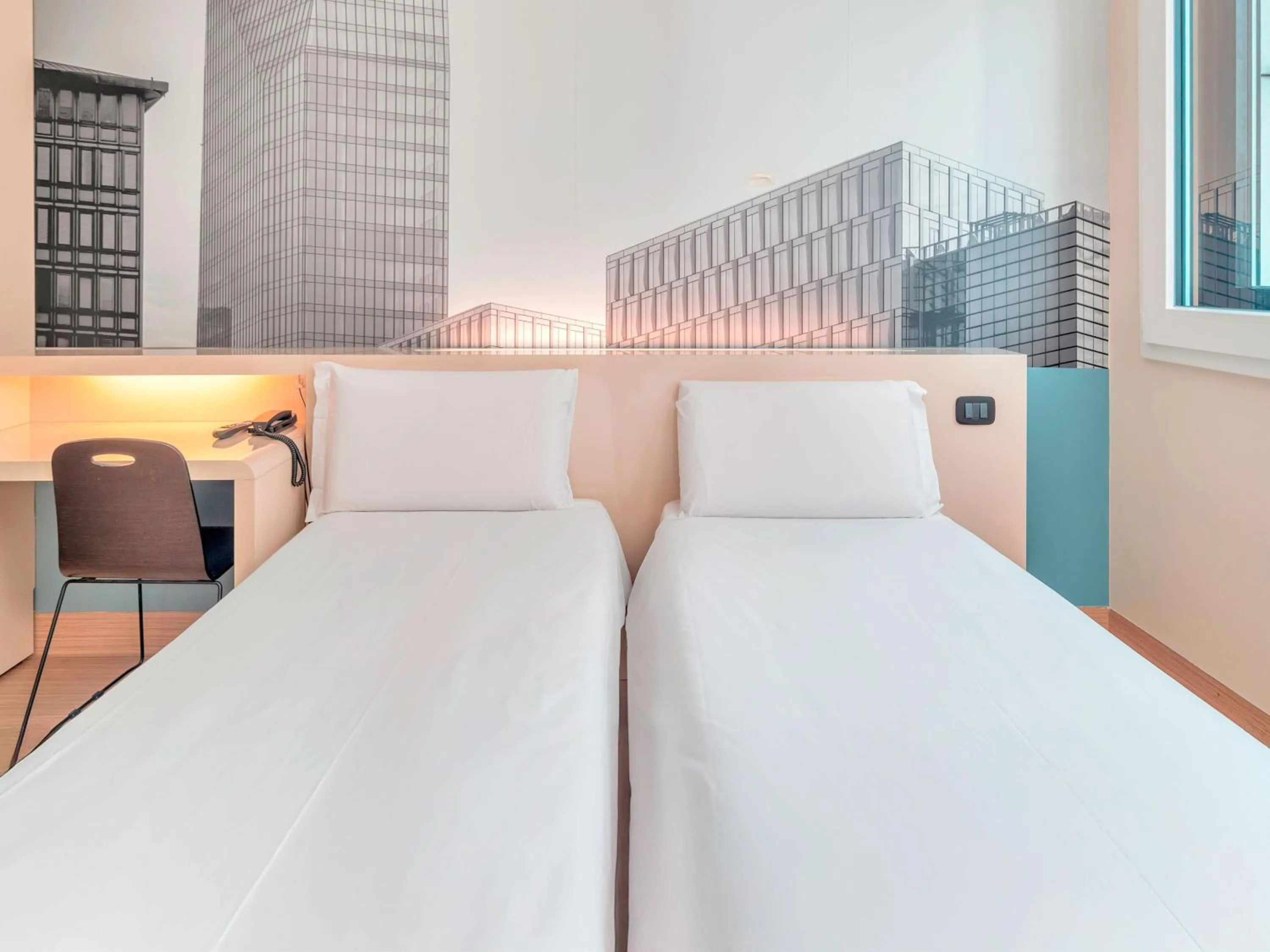 Photo of the whole room, Bed in B&B Hotel Milano Cenisio Garibaldi