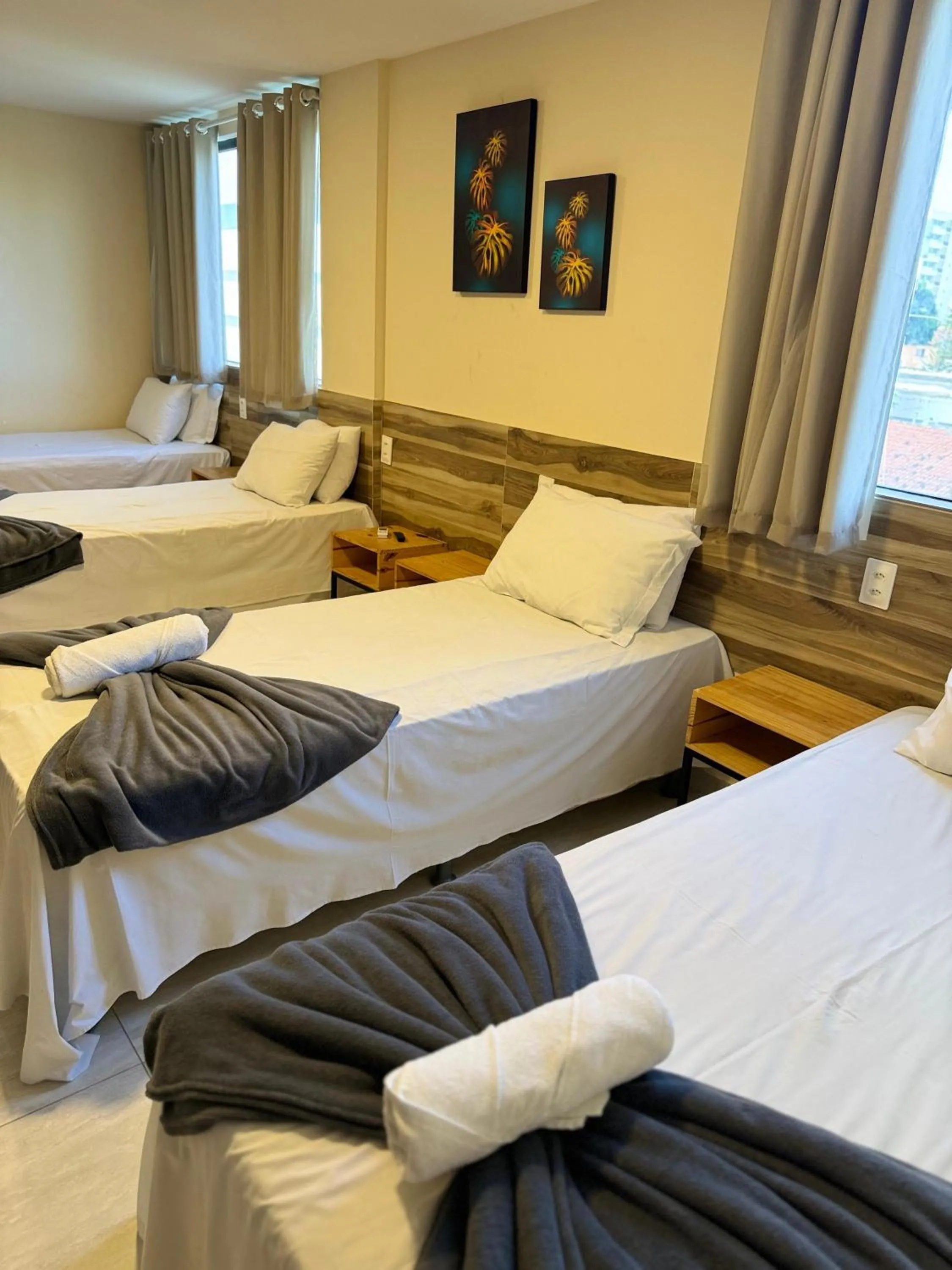 Bed in Pousada Elo Inn