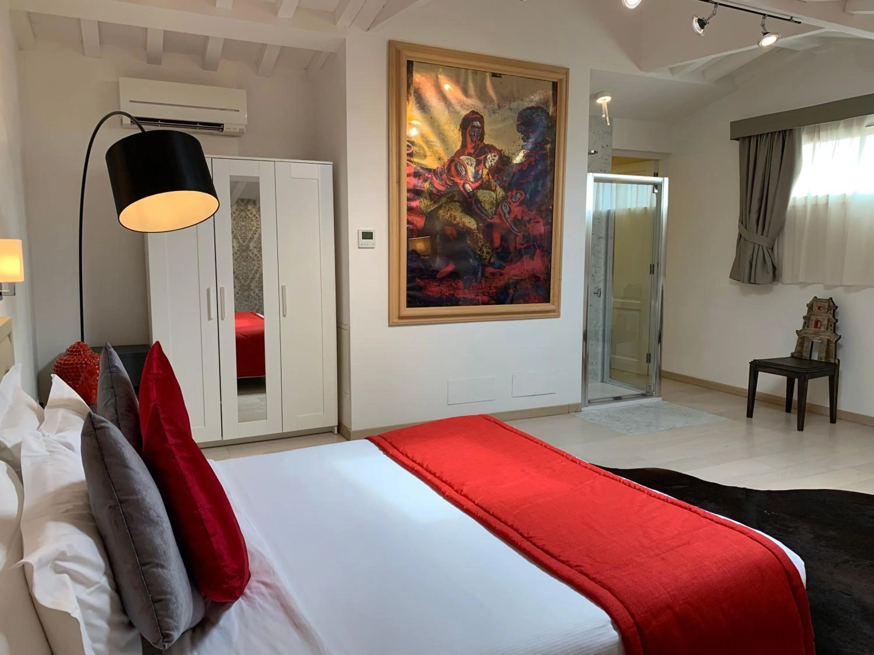 Bedroom, Bed in Florence Art Apartments