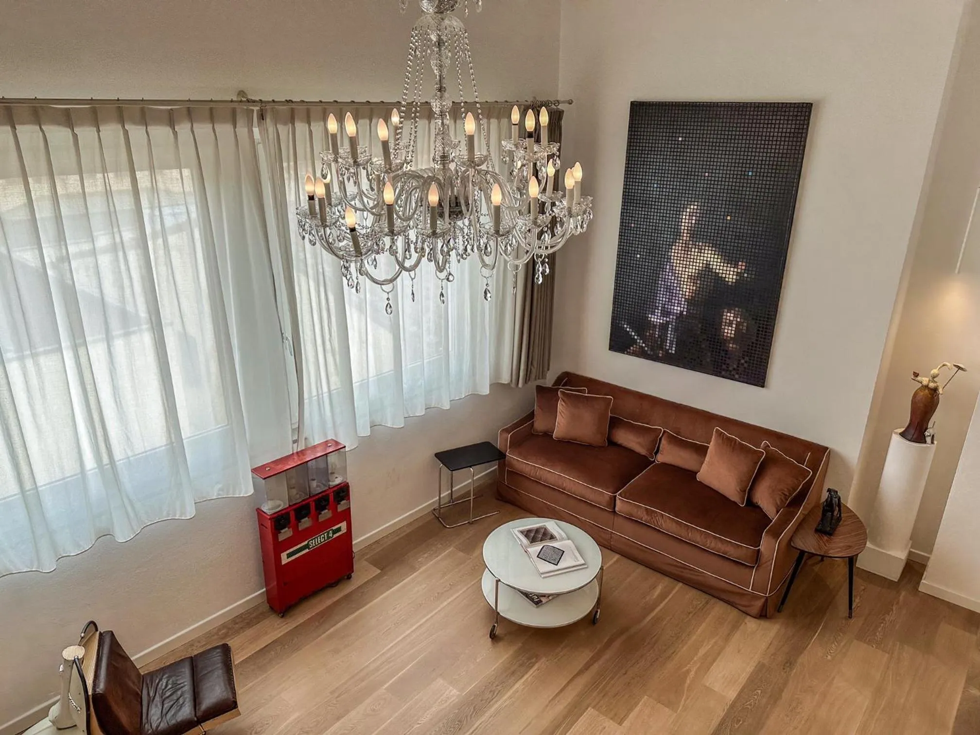 Living room in Florence Art Apartments