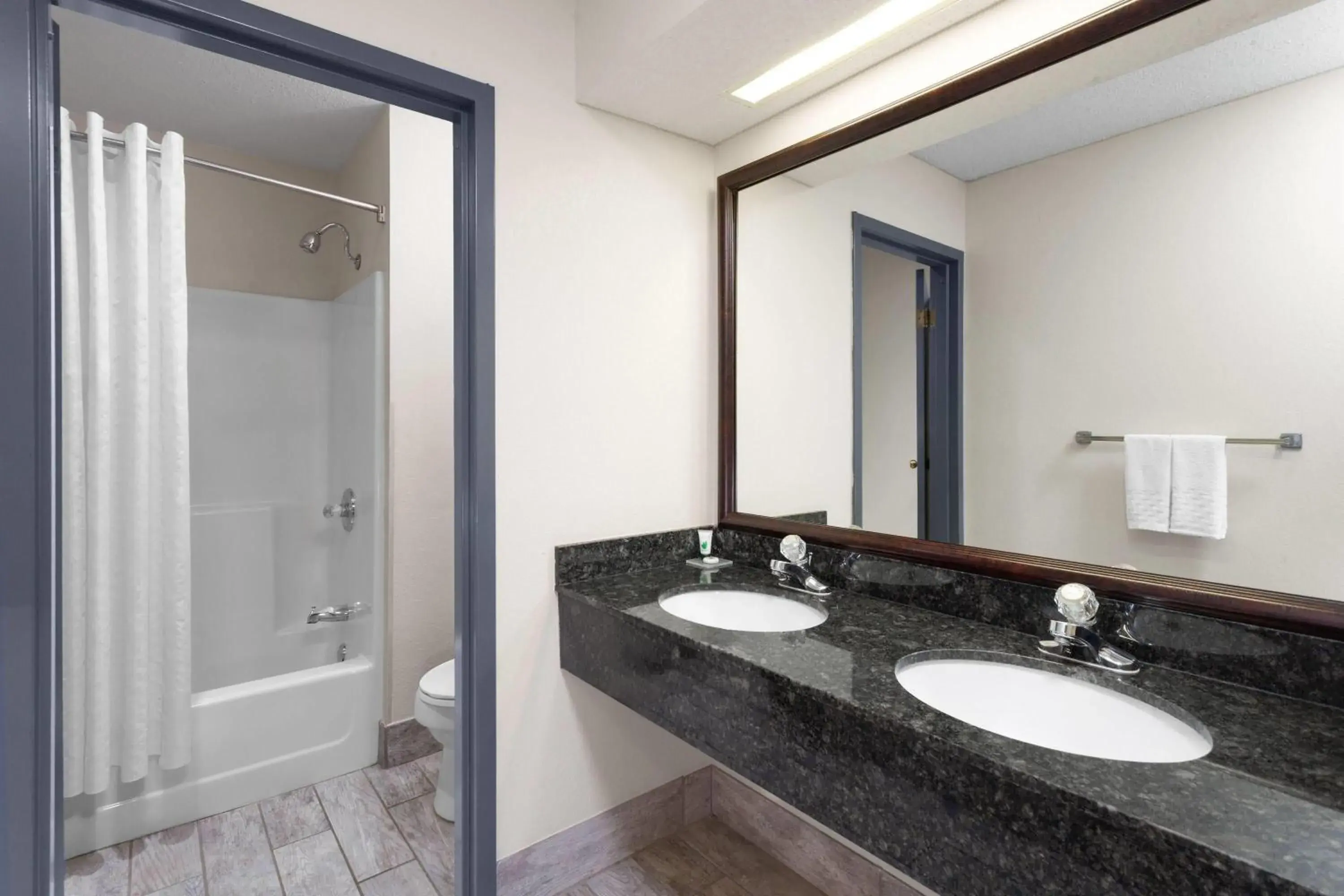 Bathroom in Baymont by Wyndham Chester IL Bathroom in Baymont by Wyndham Chester IL