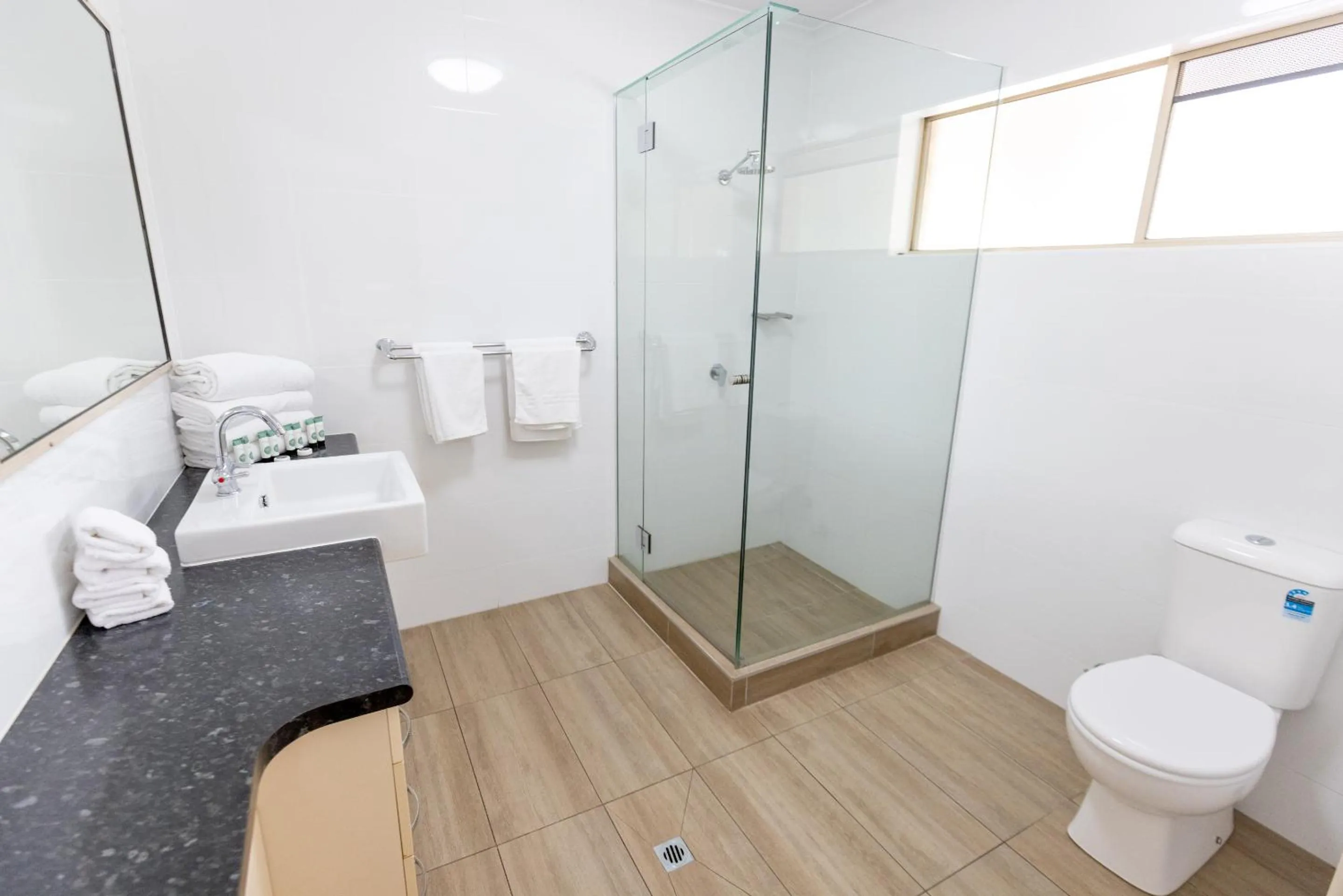 Shower, Bed in Sundowner Hotel Motel