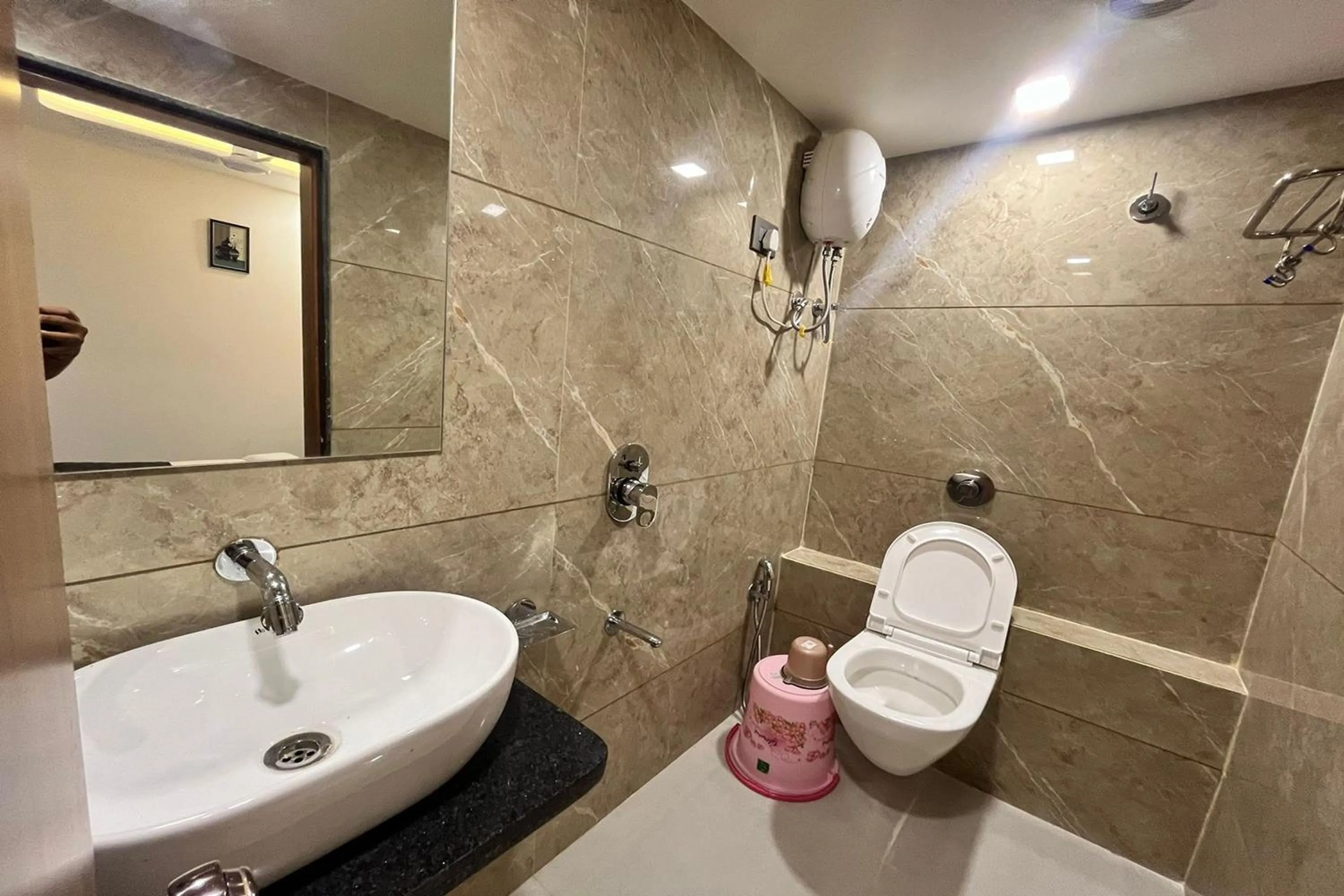 Bathroom in Hotel Moon Light Isanpur Ahmedabad