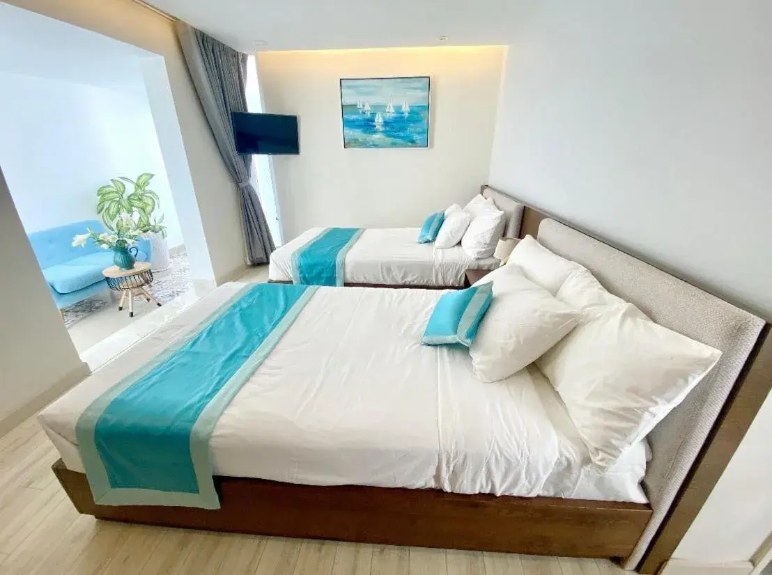 Bed in OCEANAMI VILLAS & BEACH CLUB Bed in OCEANAMI VILLAS & BEACH CLUB