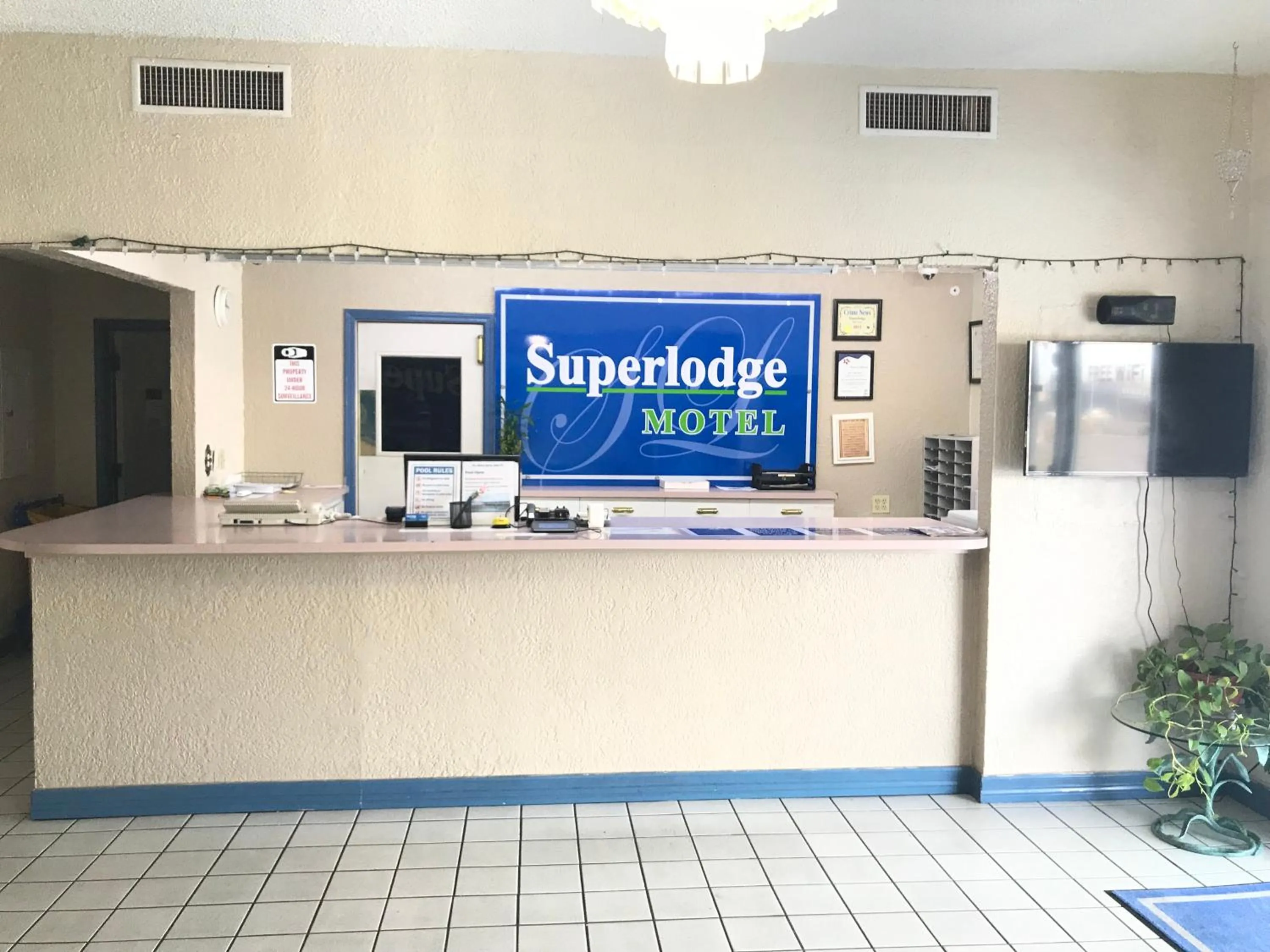 Lobby or reception in Super Lodge Motel El Paso