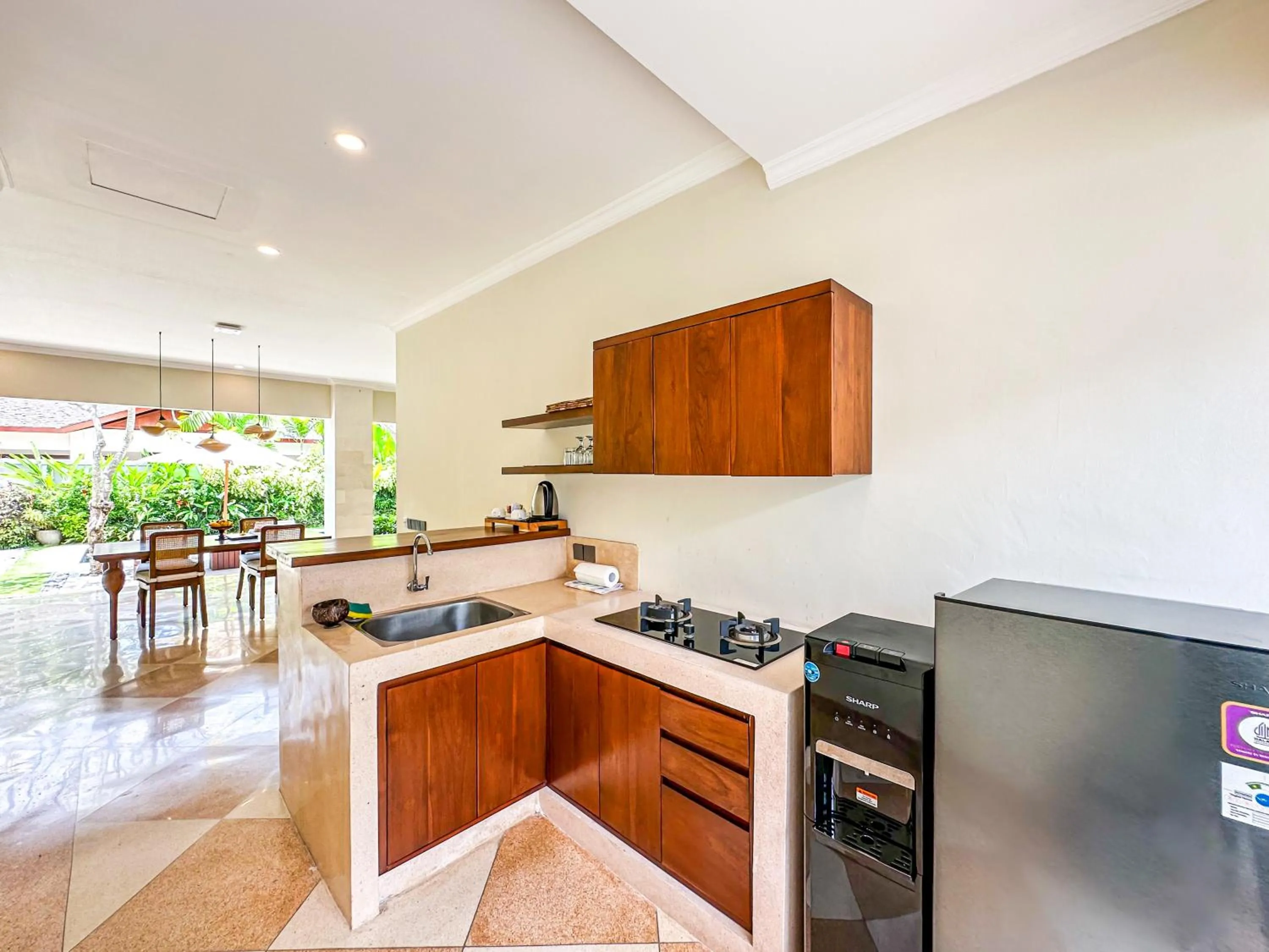 Kitchen or kitchenette in Ghana Villa Seminyak by GenuineHost