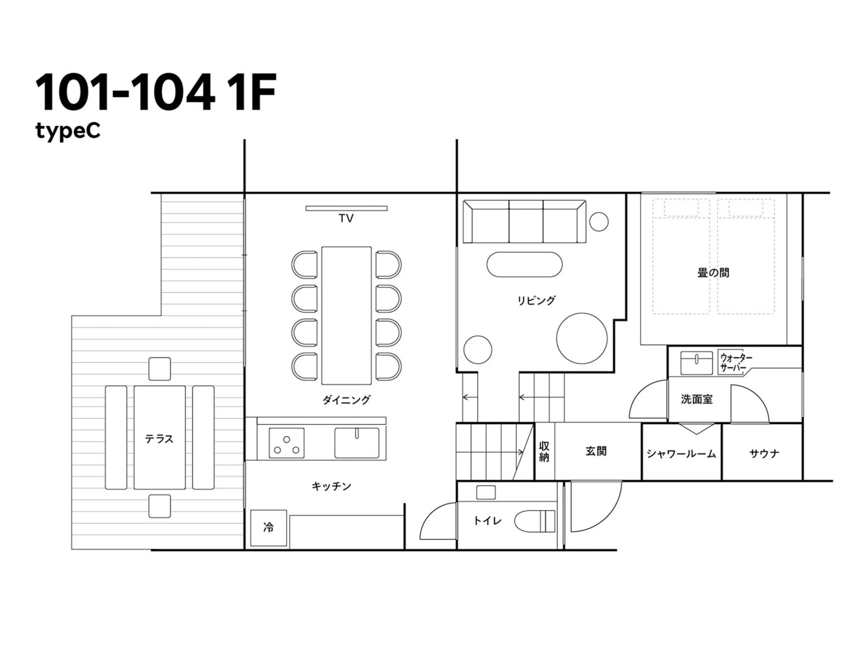 Floor plan in Rakuten STAY VILLA Kinugawa Riverside