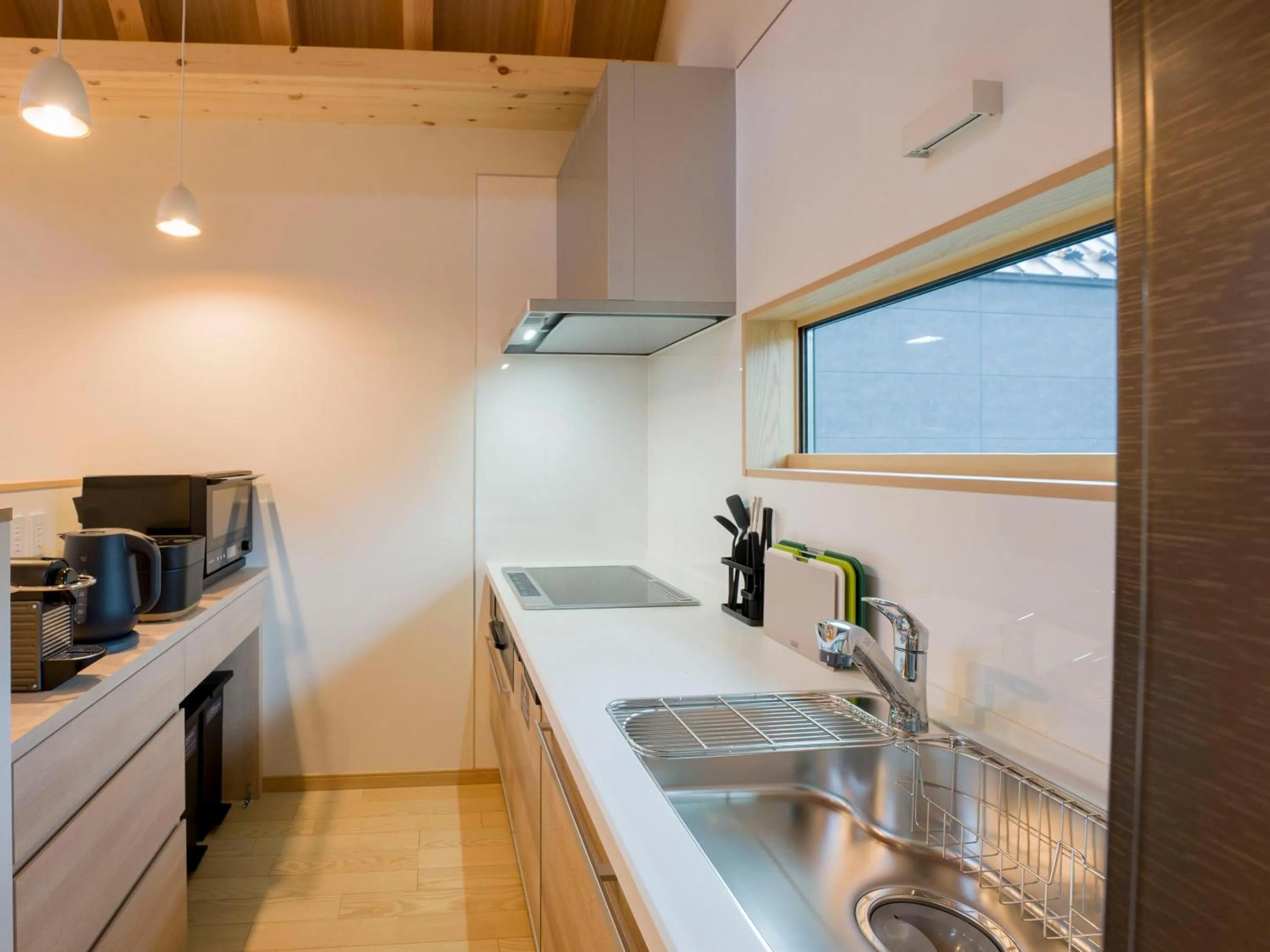 Kitchen or kitchenette in Rakuten STAY VILLA Kinugawa Riverside