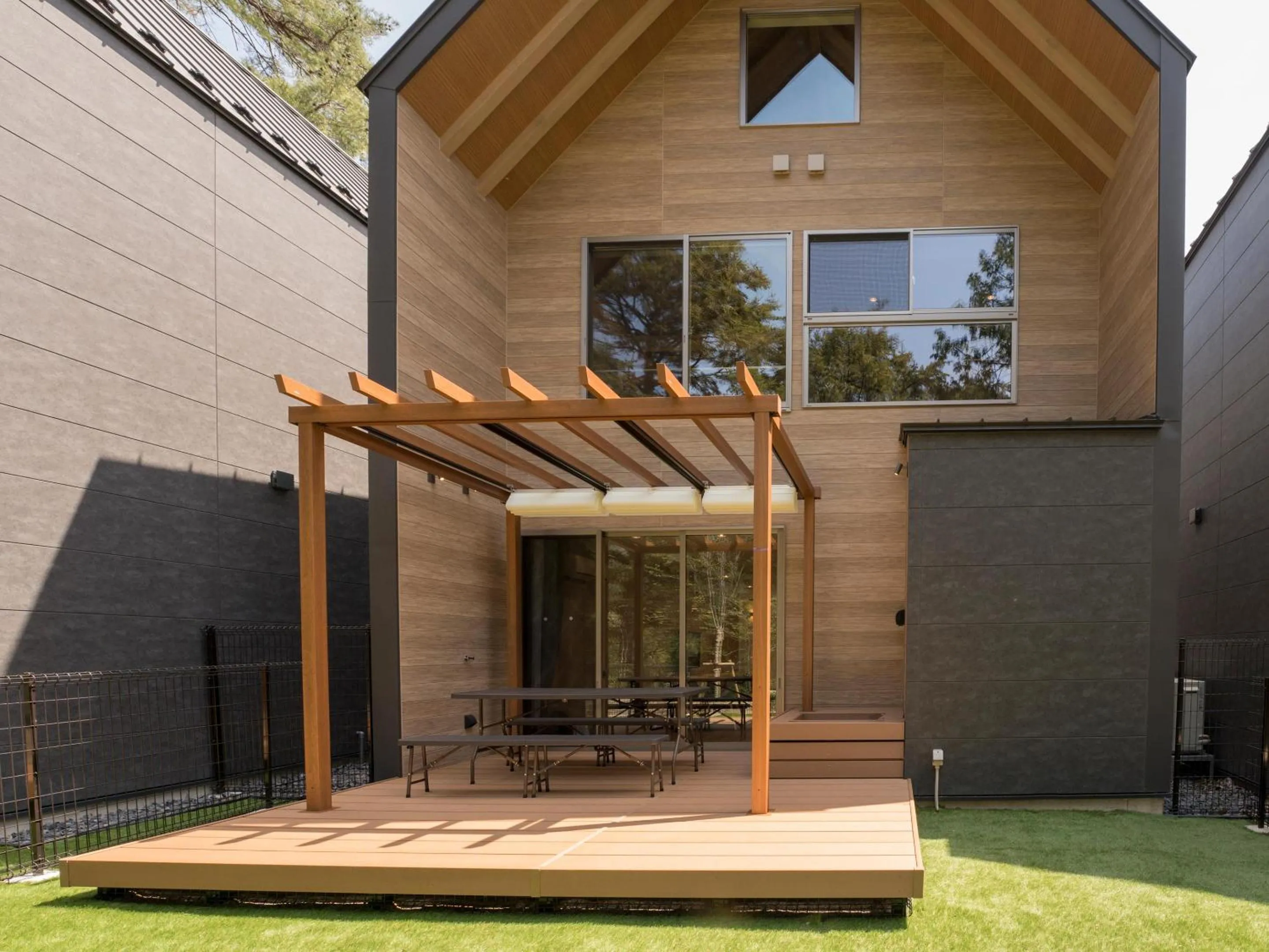 Balcony/Terrace in Rakuten STAY VILLA Kinugawa Riverside