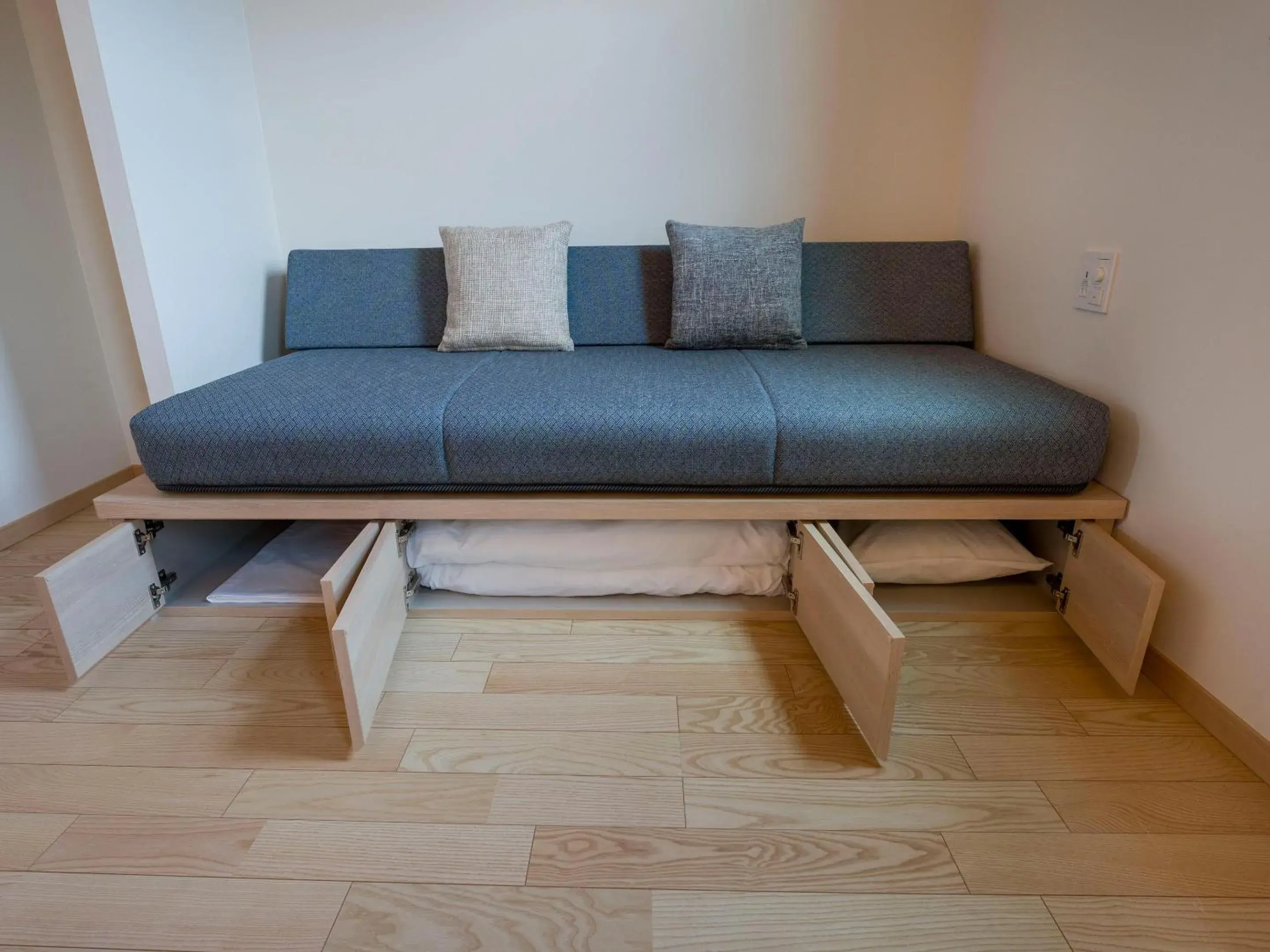 Bed in Rakuten STAY VILLA Kinugawa Riverside Bed in Rakuten STAY VILLA Kinugawa Riverside