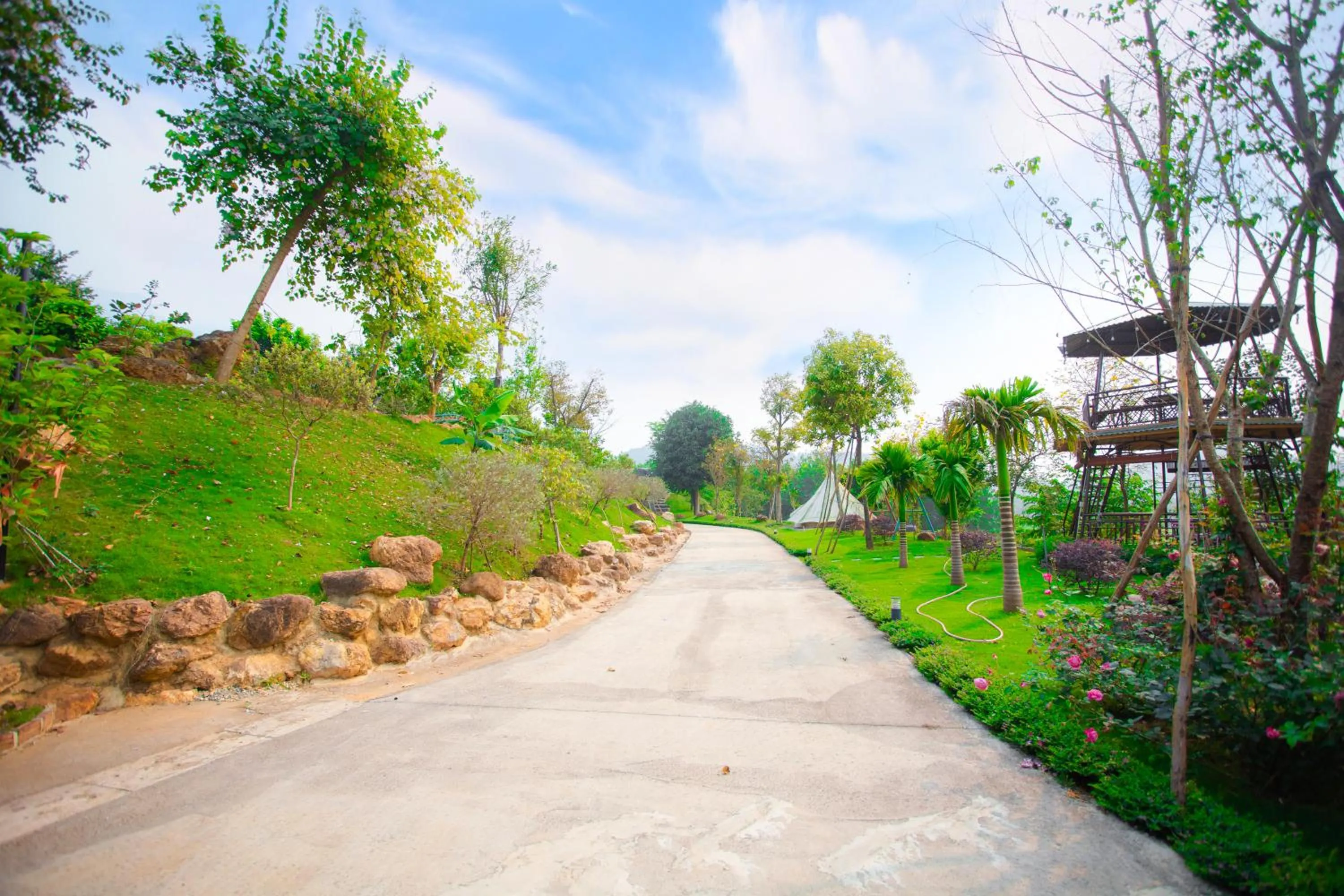 Natural landscape in King Bavi Resort