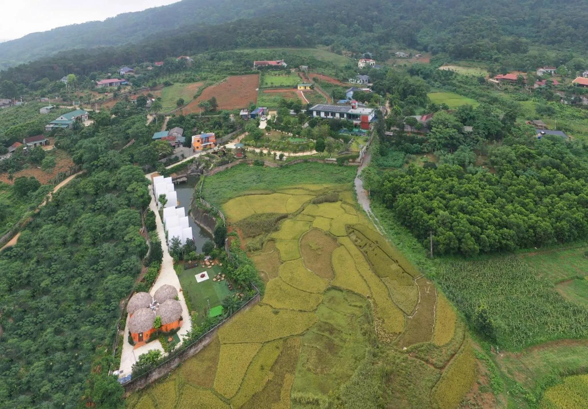 Natural landscape in King Bavi Resort