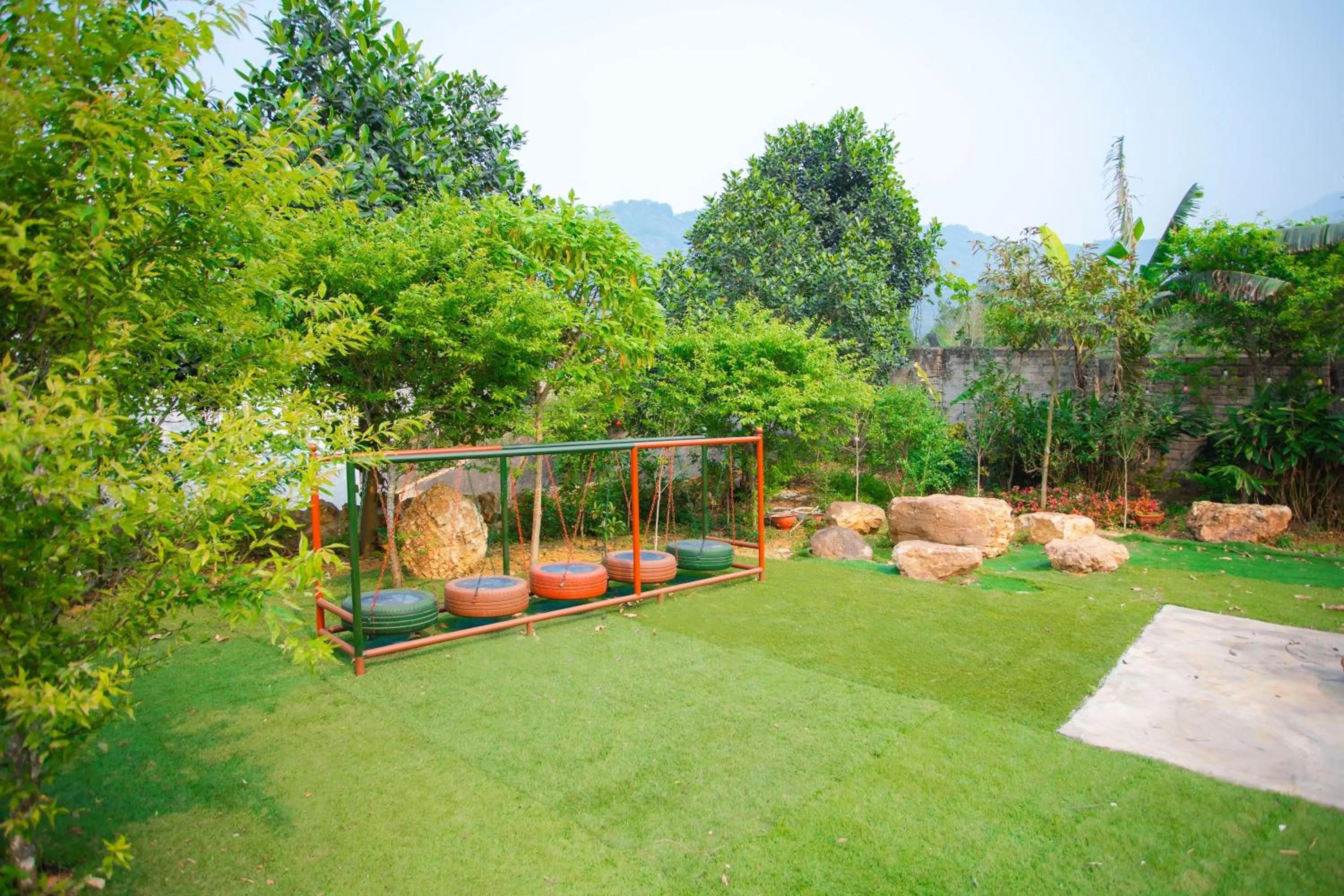 Patio in King Bavi Resort