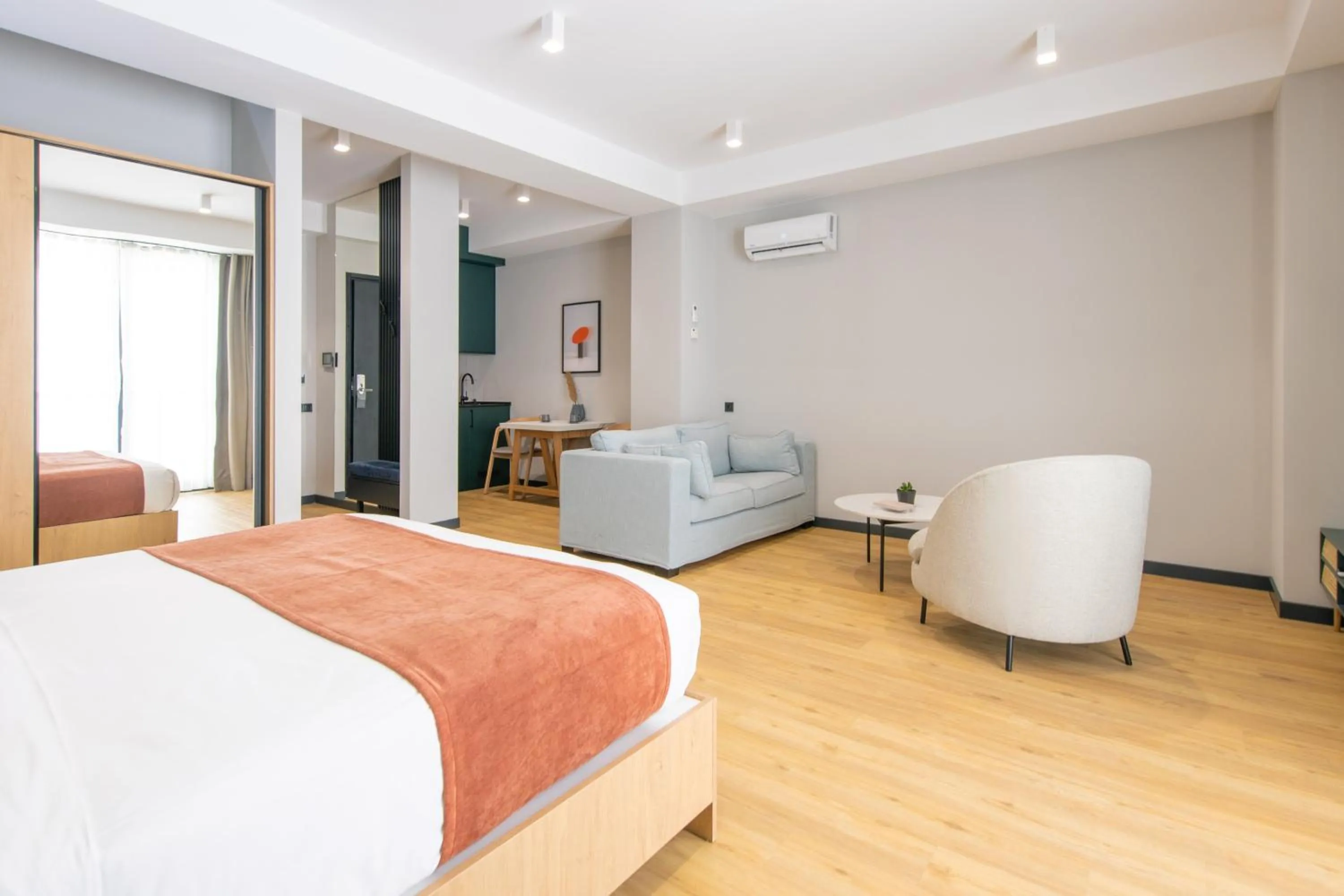 Bed in Qstay Gratus Tbilisi