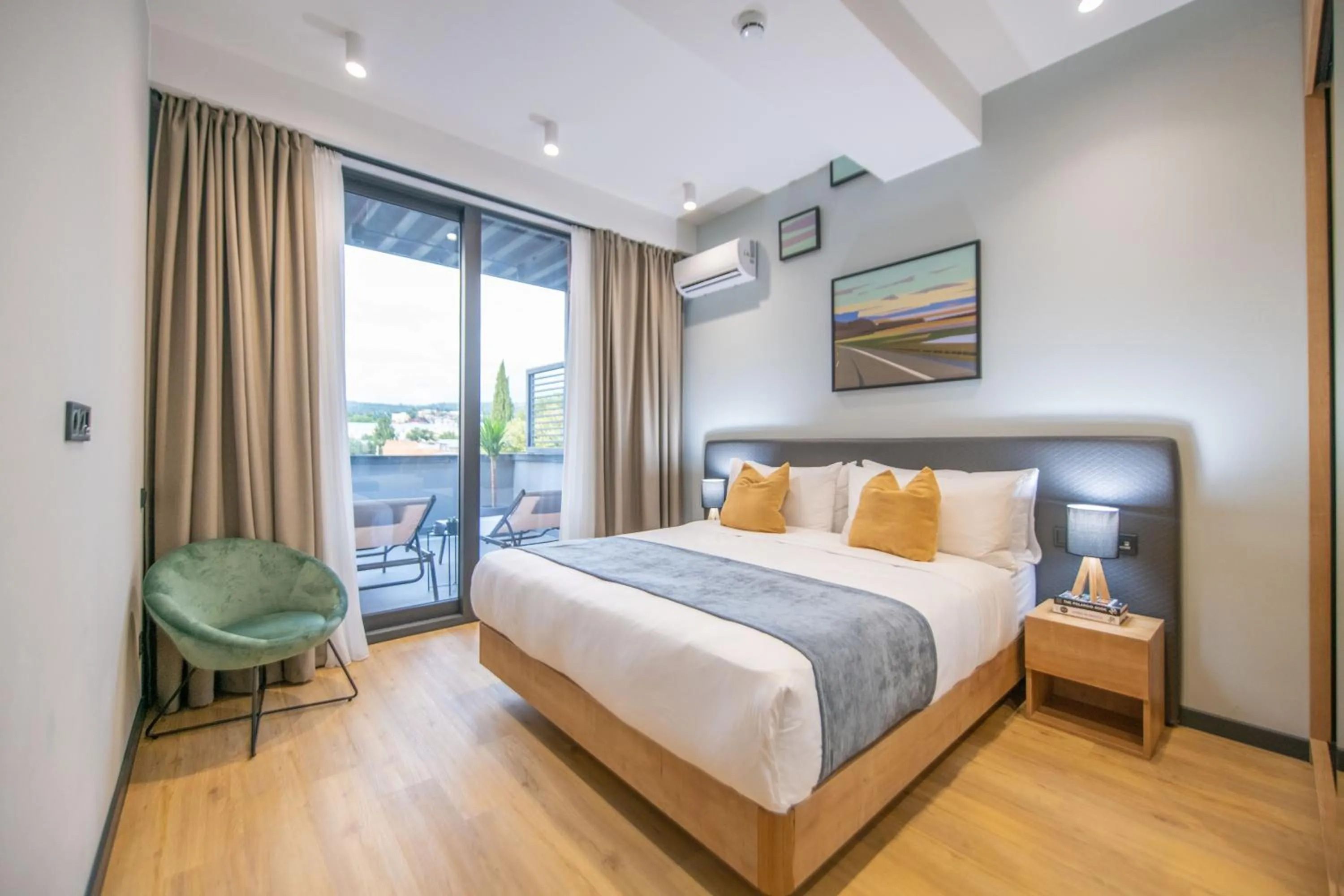 Bed in Qstay Gratus Tbilisi