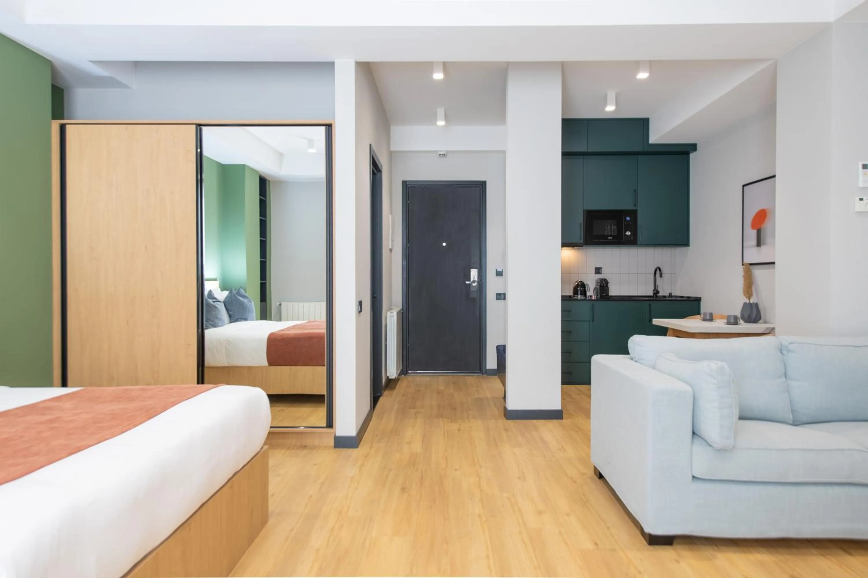 Bed in Qstay Gratus Tbilisi