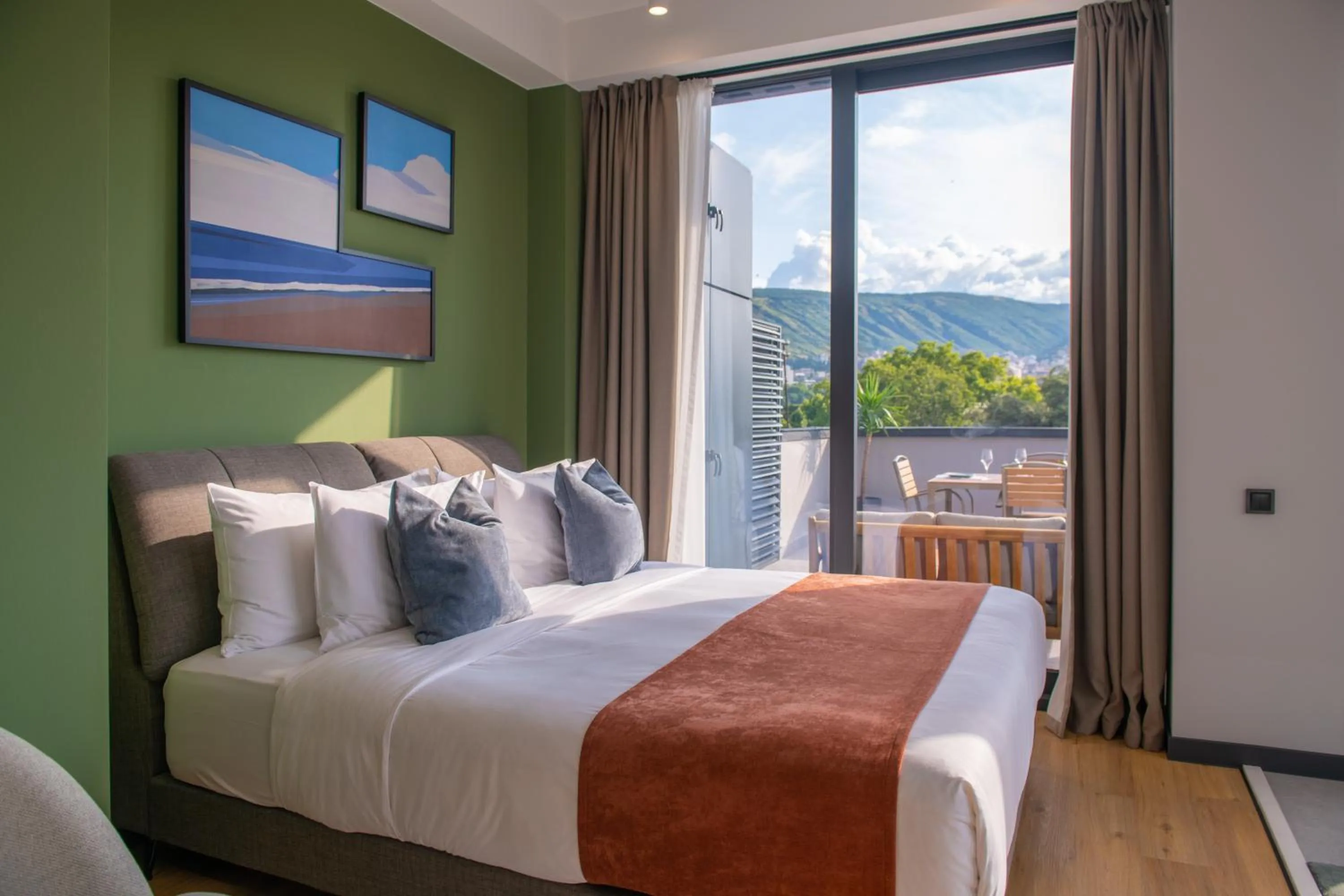 Bedroom, Bed in Qstay Gratus Tbilisi