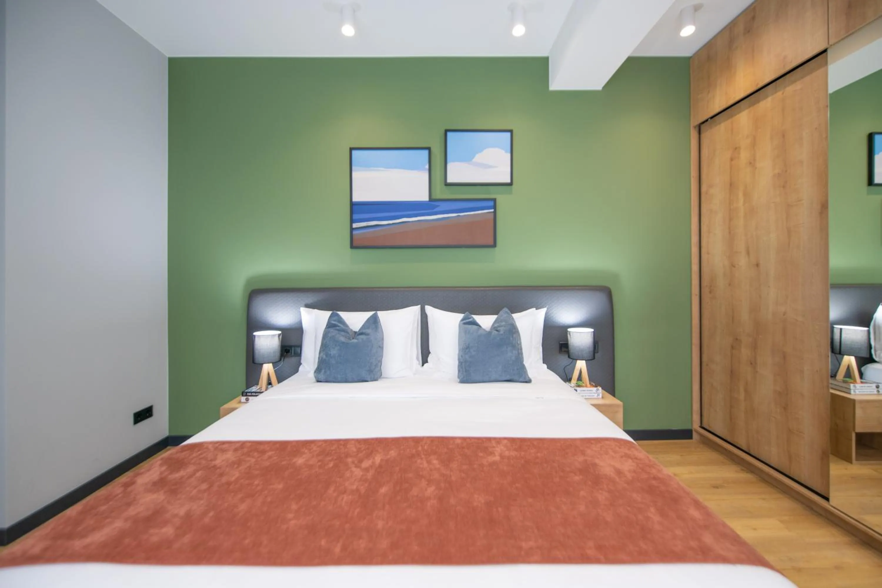 Bed in Qstay Gratus Tbilisi