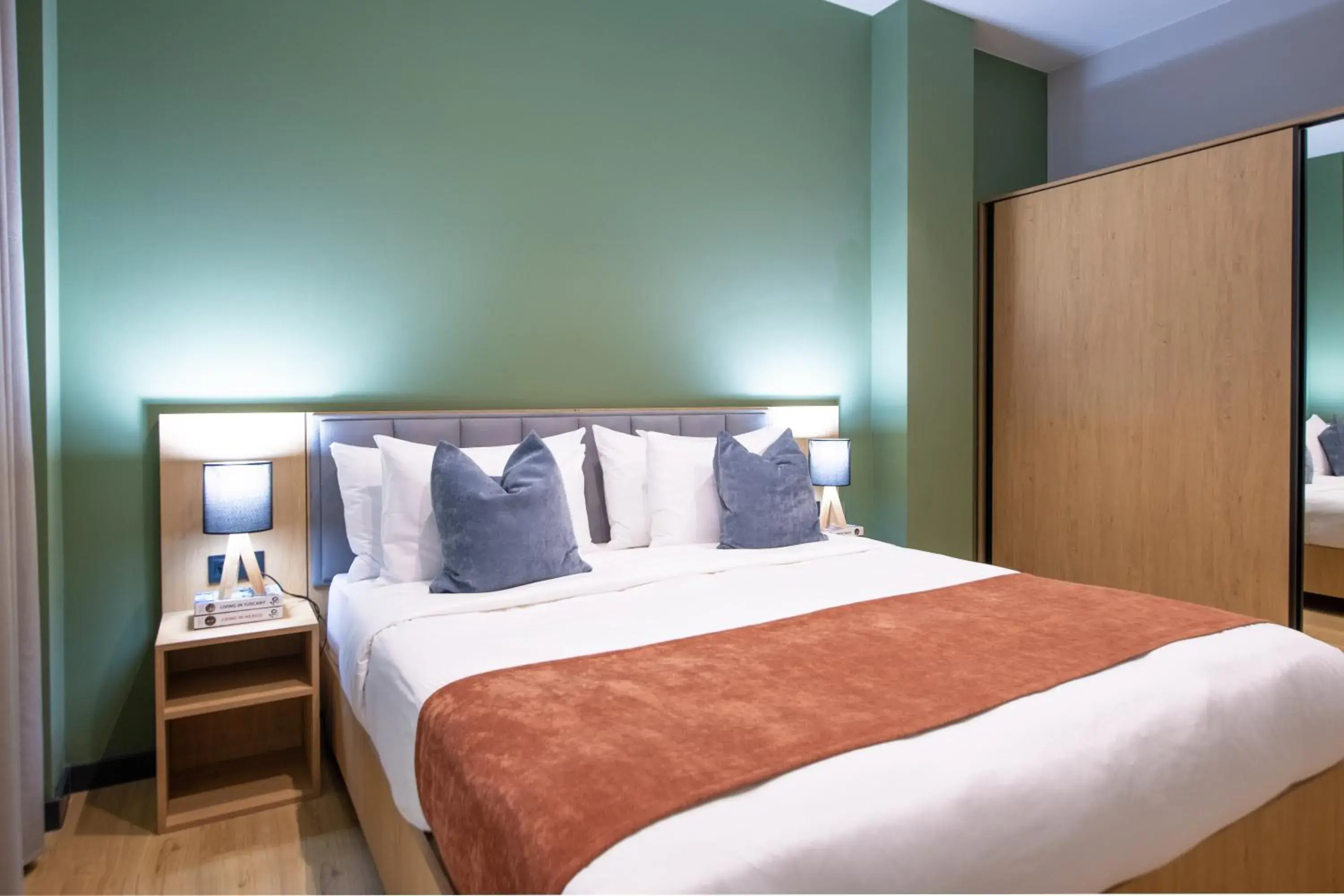 One-Bedroom Terrace Suite with Kitchen in Qstay Gratus Tbilisi One-Bedroom Terrace Suite with Kitchen in Qstay Gratus Tbilisi