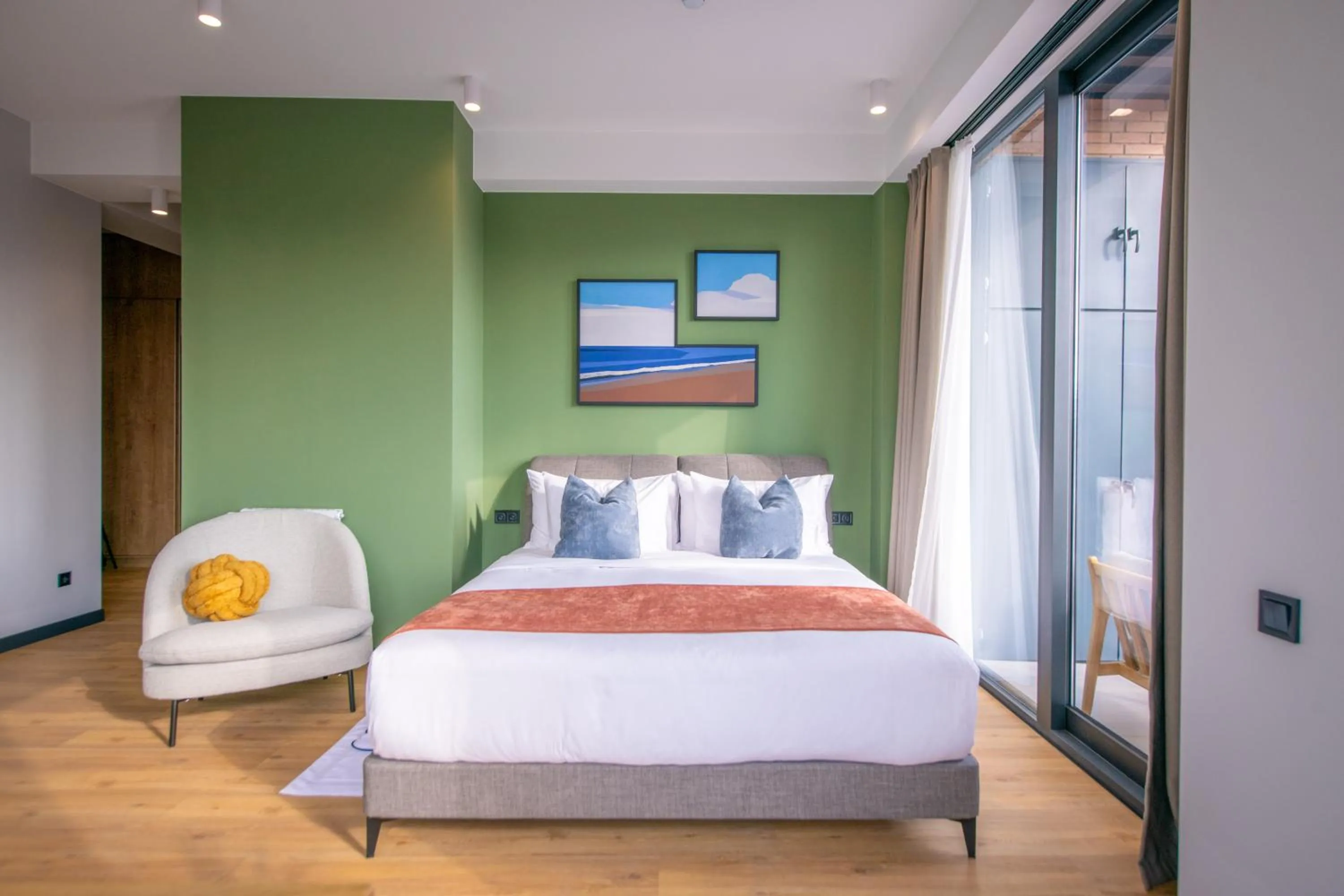 Bed in Qstay Gratus Tbilisi