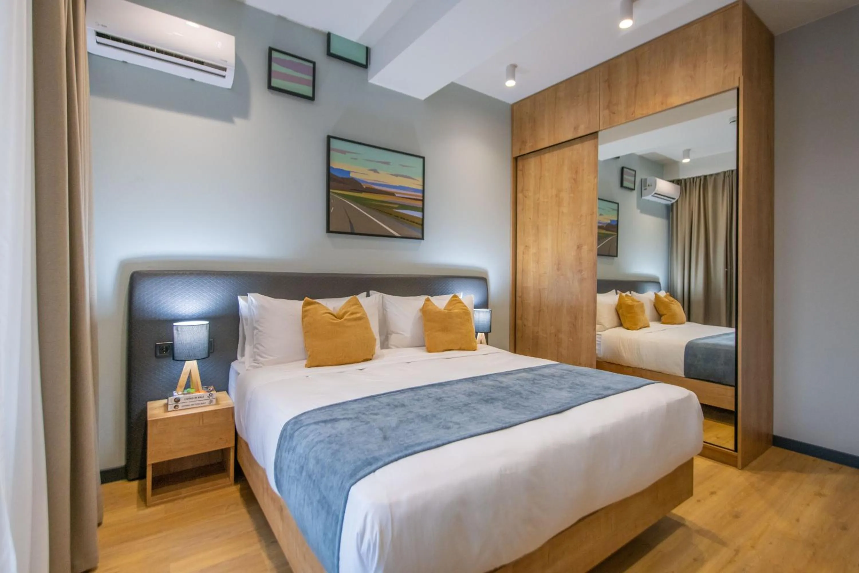 Bed in Qstay Gratus Tbilisi