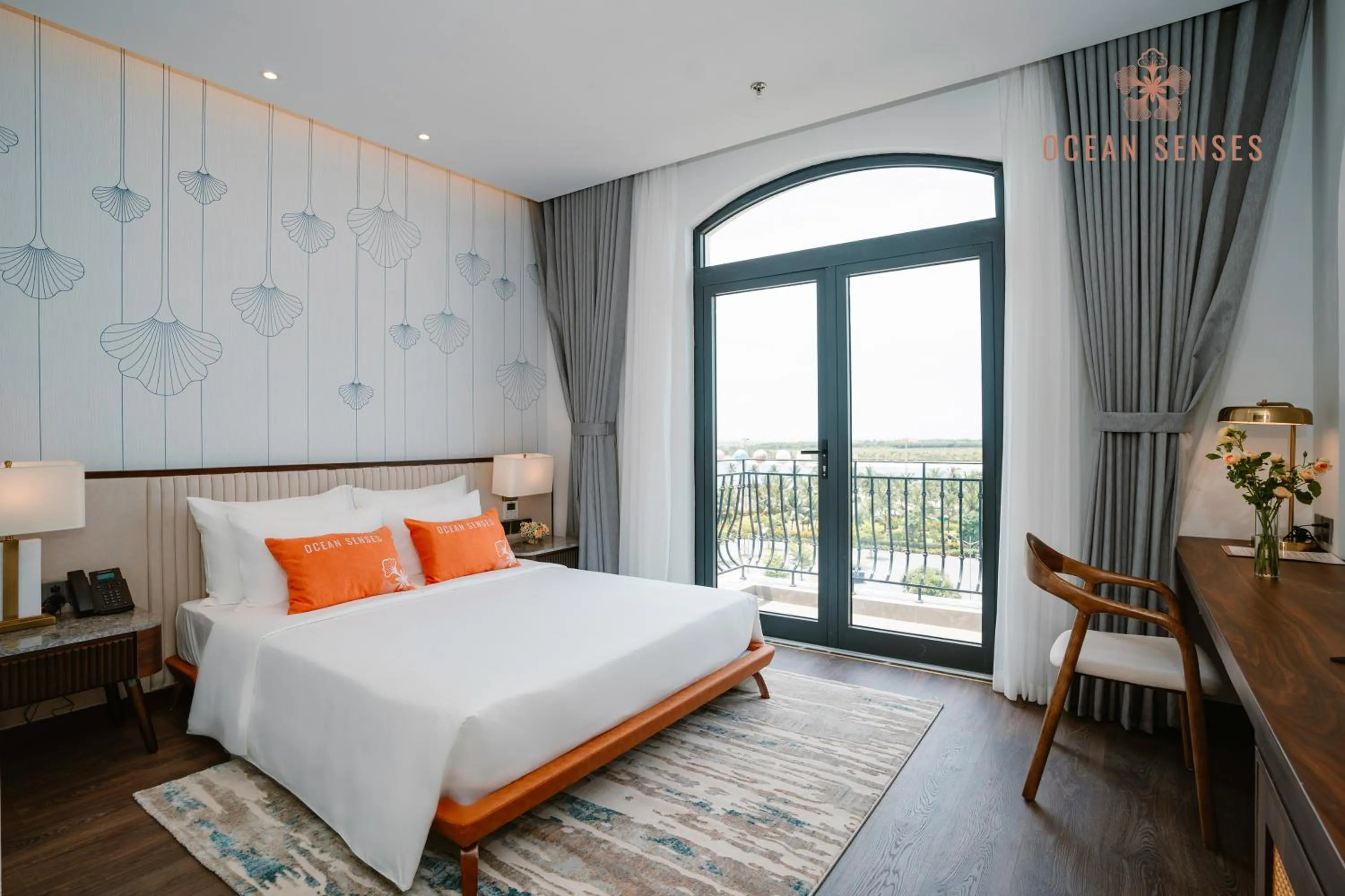 Bed in Ocean Senses Hotel